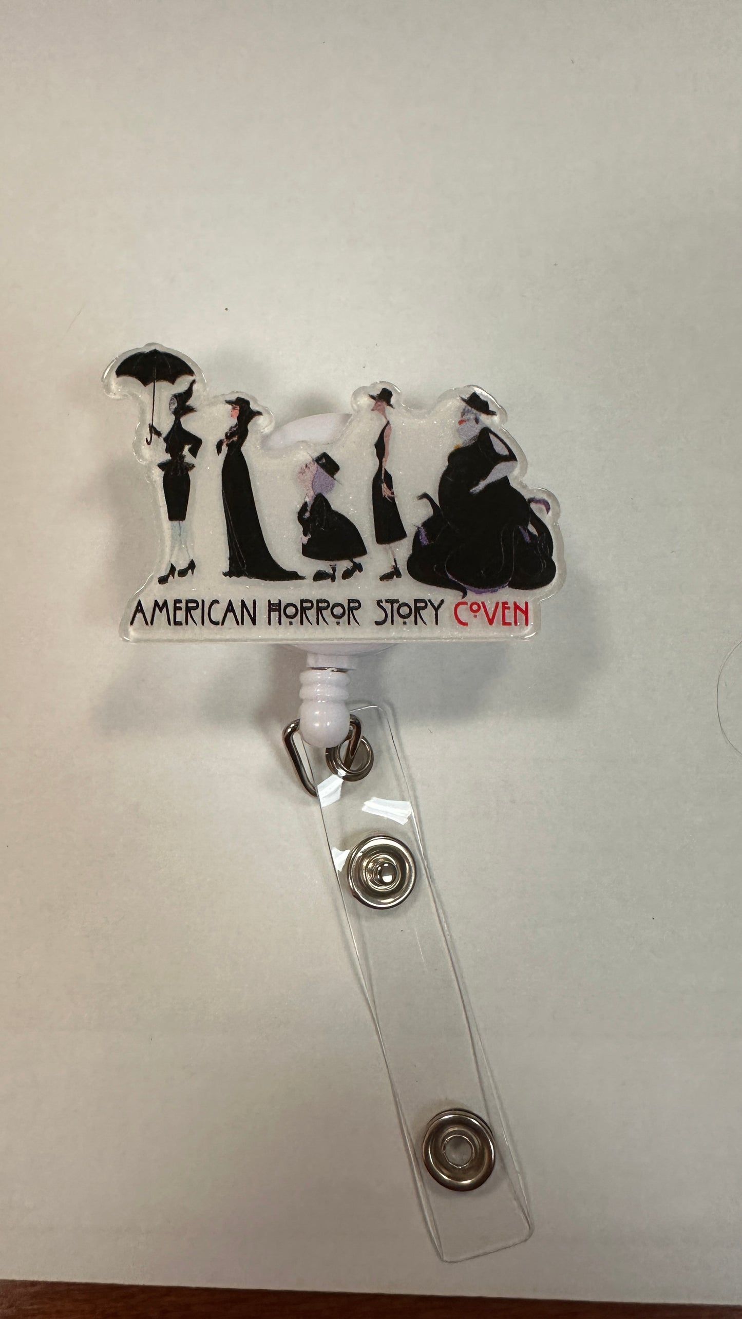 American horror coven badge reel