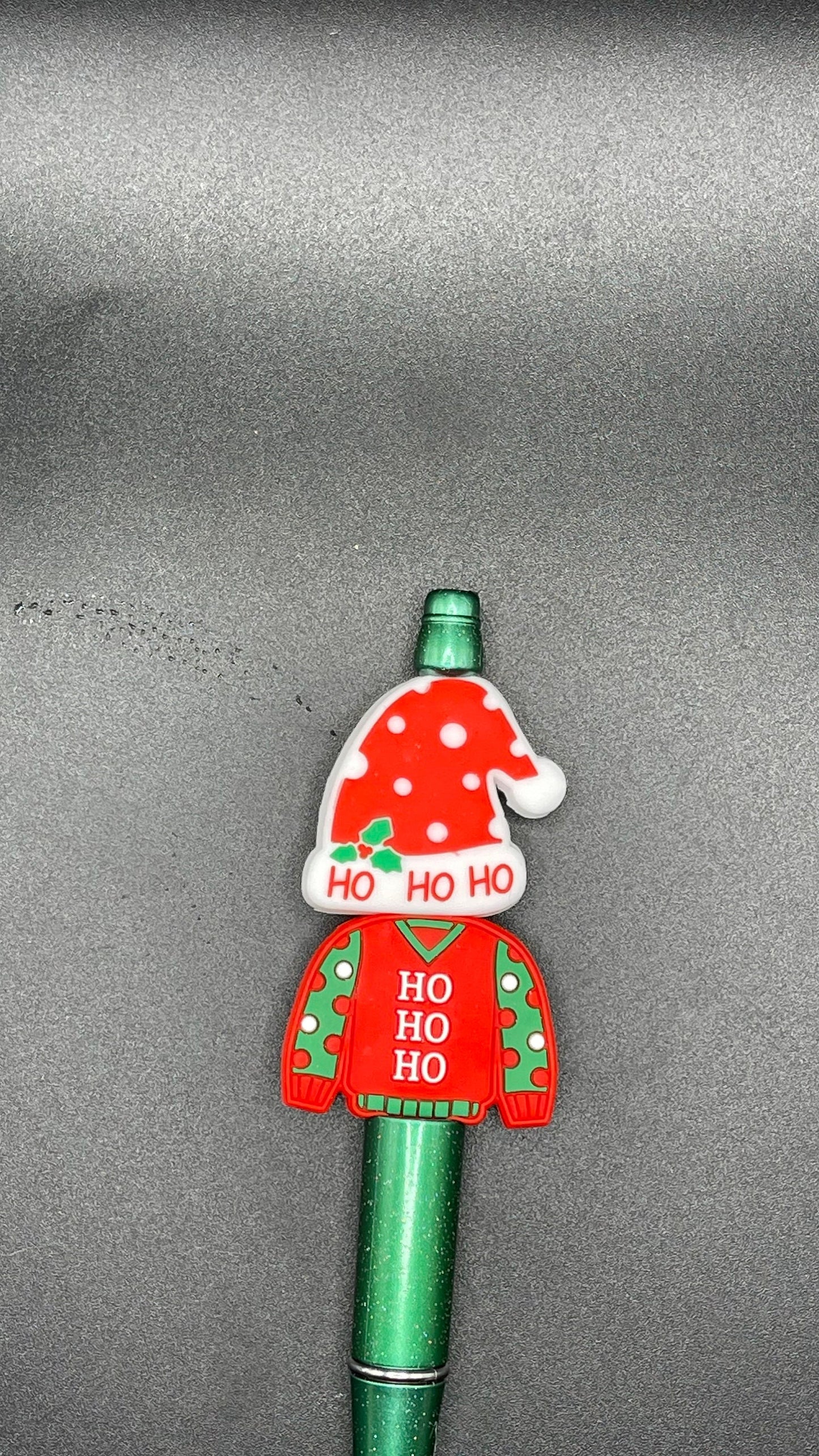 Ugly sweater, ho ho ho, secret Santa funny pens, journal pens.