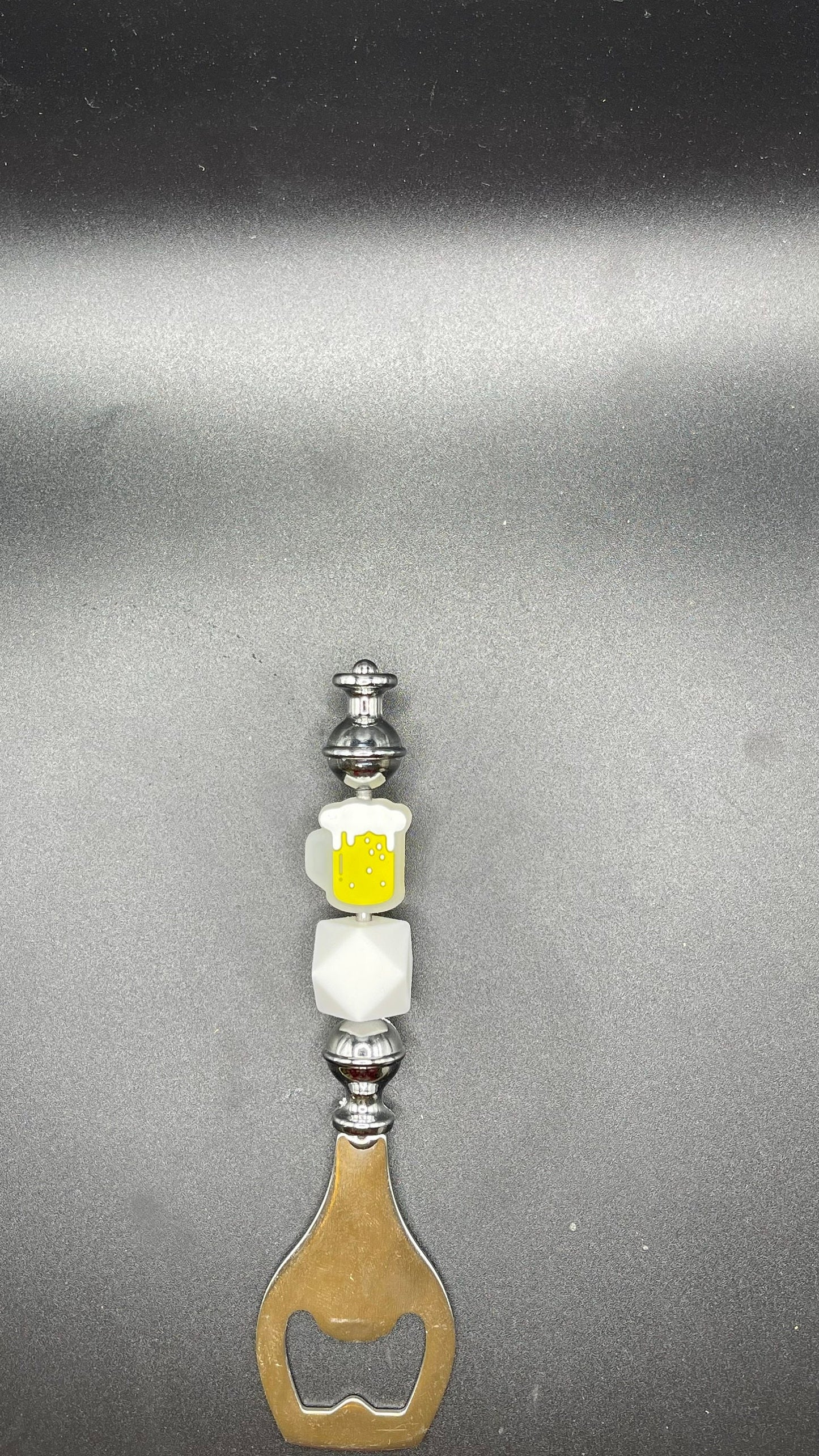 Beer glass bottle opener. Stocking stuffer. Secret Santa.