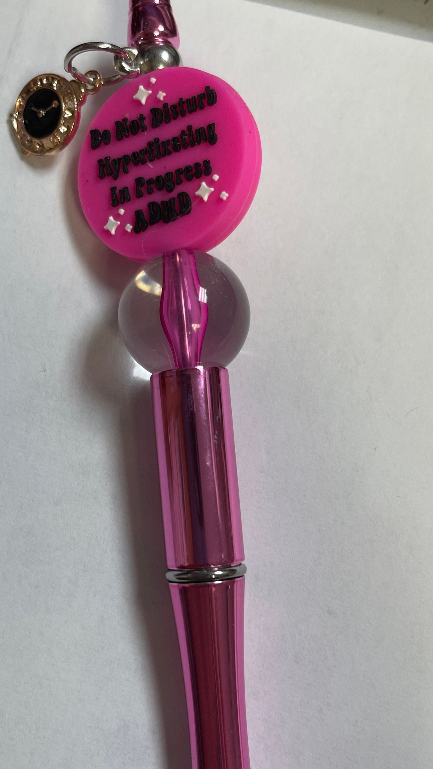 Funny ADHD beaded Pen -Hyper-focusing - Journal Pens