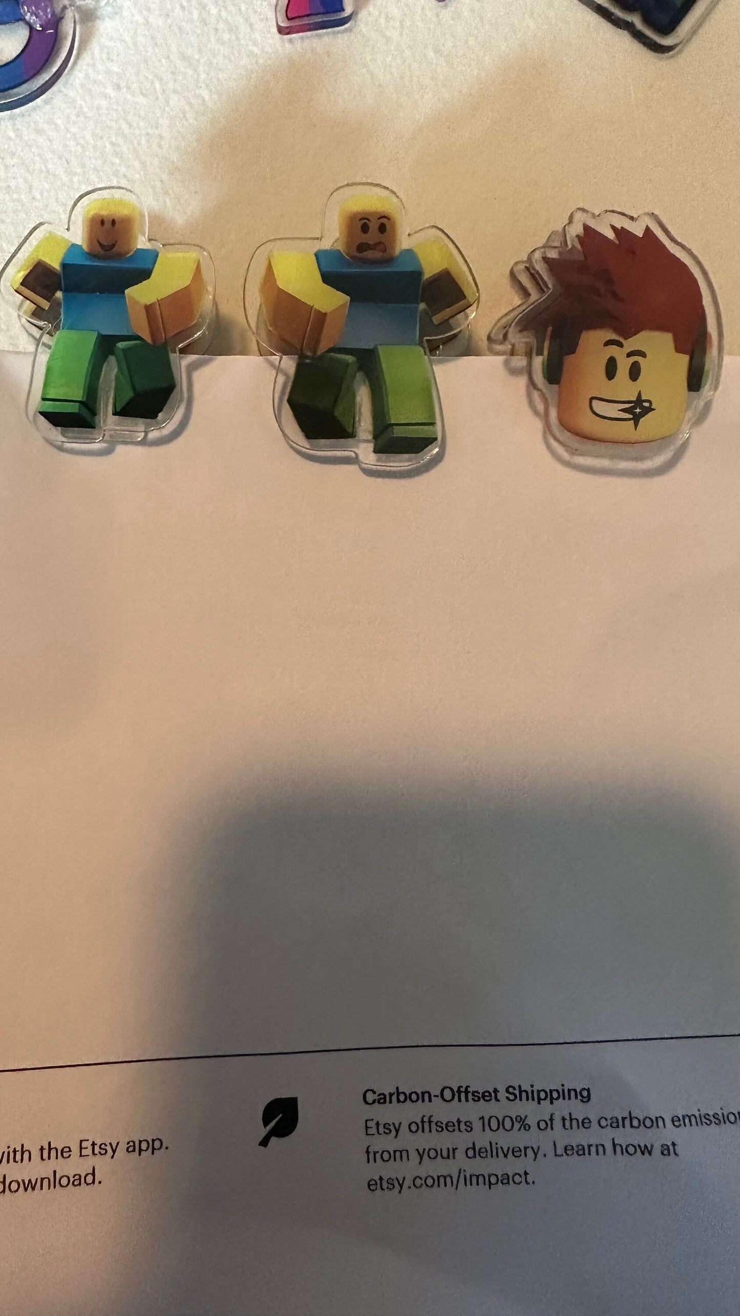 Roblox Acrylic Paper Clip | Journal Scrapbook Planner Stationary Gifts