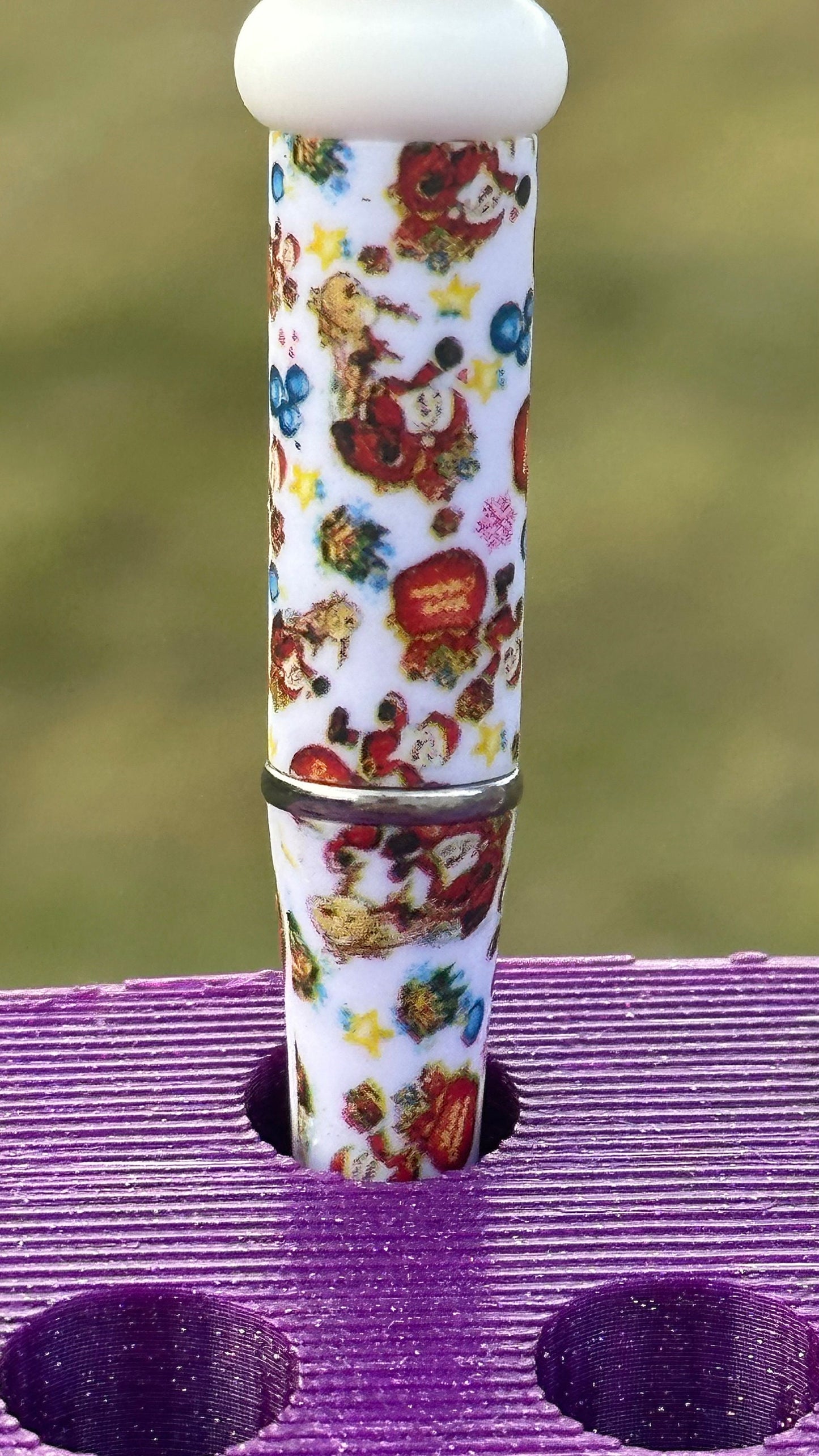 Friday the 13th Part 3 inspired Jason Voorhees beaded Pen, Christmas and Halloween, Journal pens, funny pens