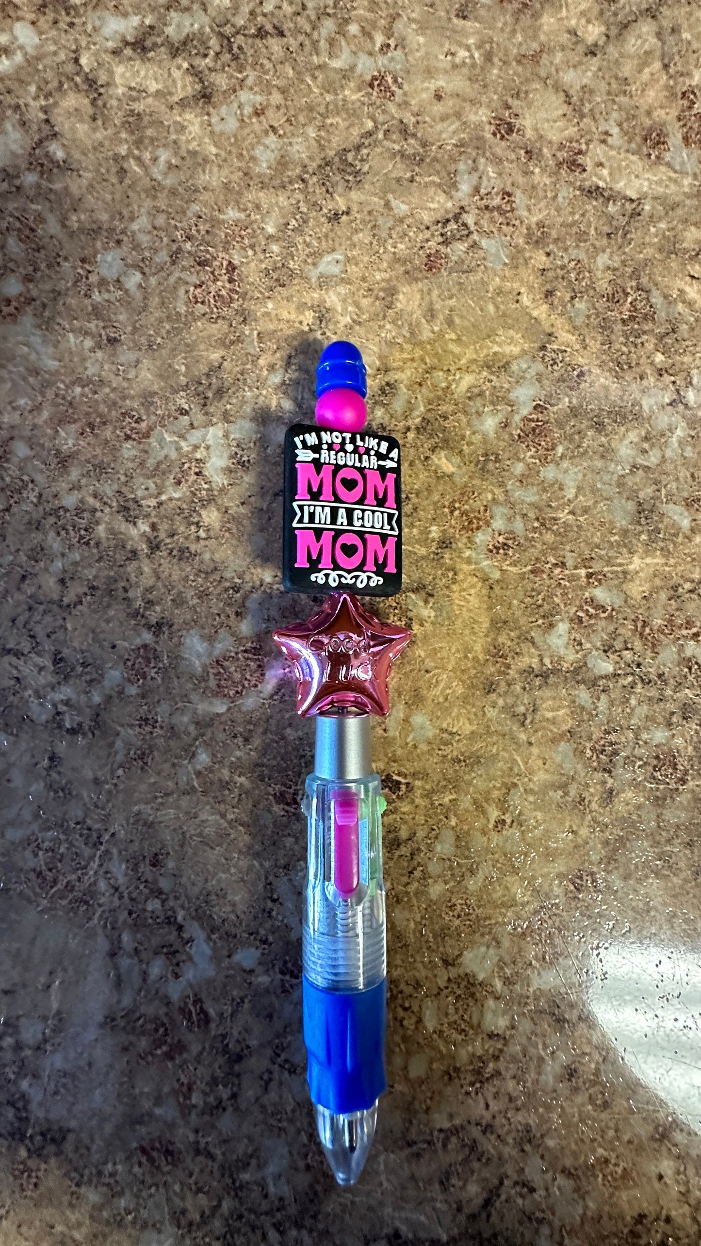 Mean girls inspired 4 color beaded pen, Bullet journal, Journal pen, cool mom pen