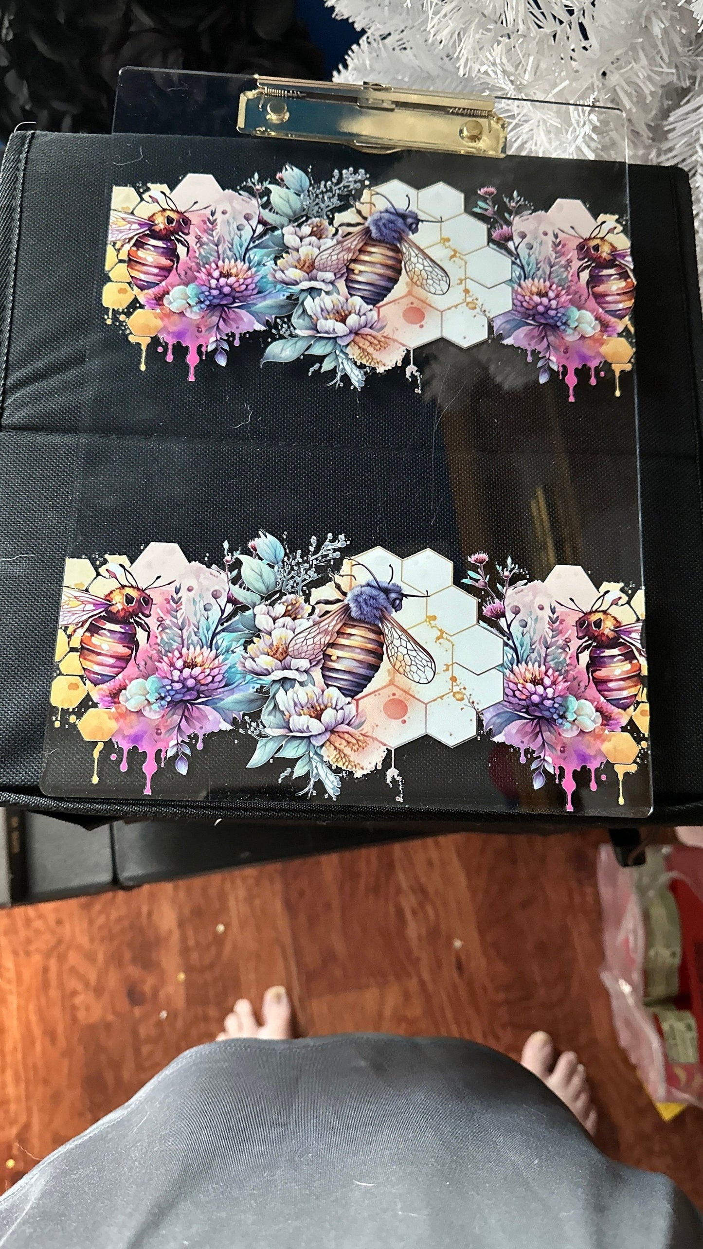Personalized Bee Acrylic Clipboard, Custom Clipboard, Nurse Gifts, Doctor Gifts, Teacher Gifts, Custom Clipboard, Gift Ideas