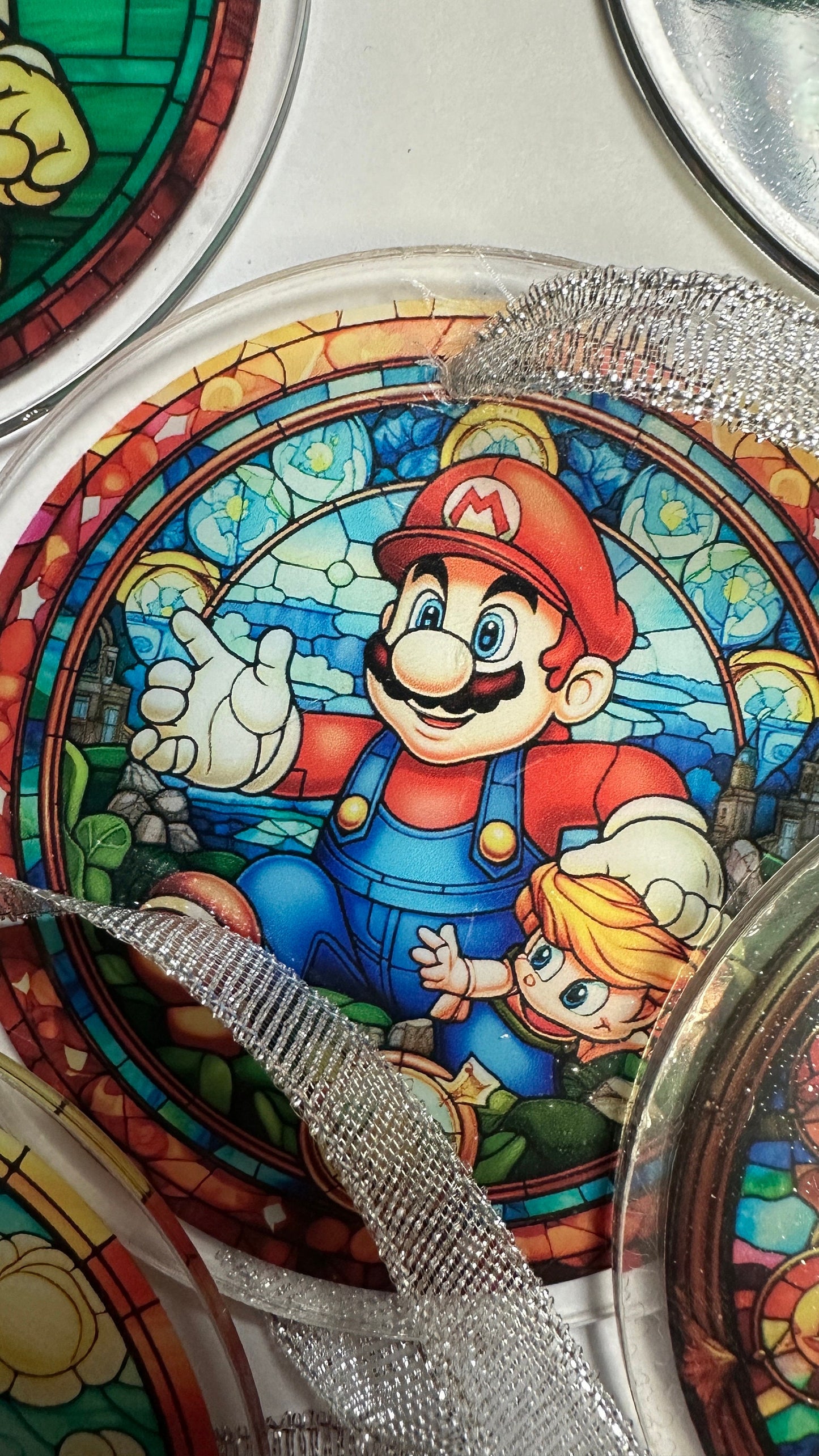 Mario Ornaments - Room Decor - Christmas ornaments - Gamer decor