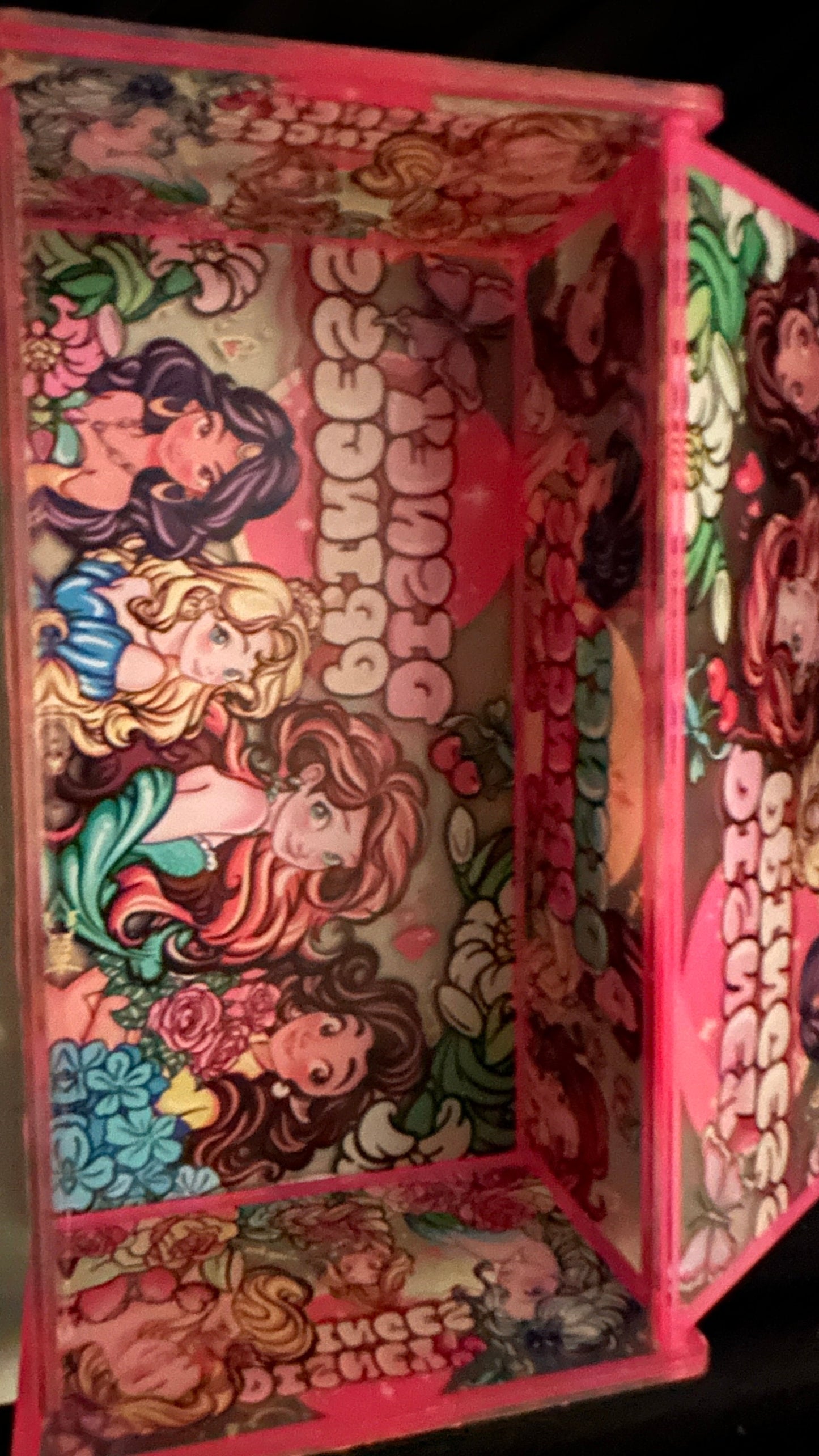 Gorgeous Disney Princess decor for a girls room. Unique decor gift