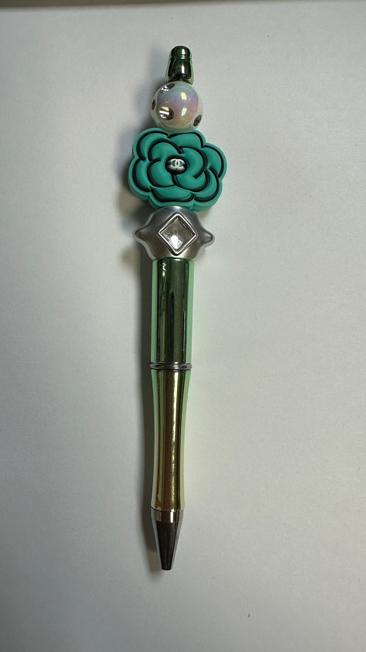 Gorgeous Blue Flower Pen, Journal pens, Upscale Pens