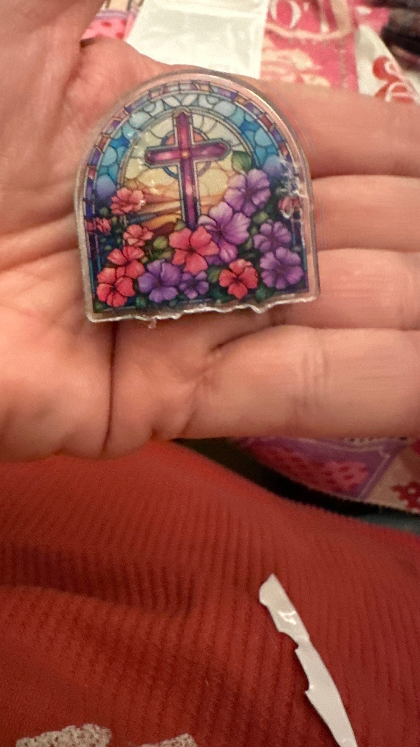 Religious Scenes Acrylic Paper Clips | Journal Scrapbook Planner Stationary Gifts