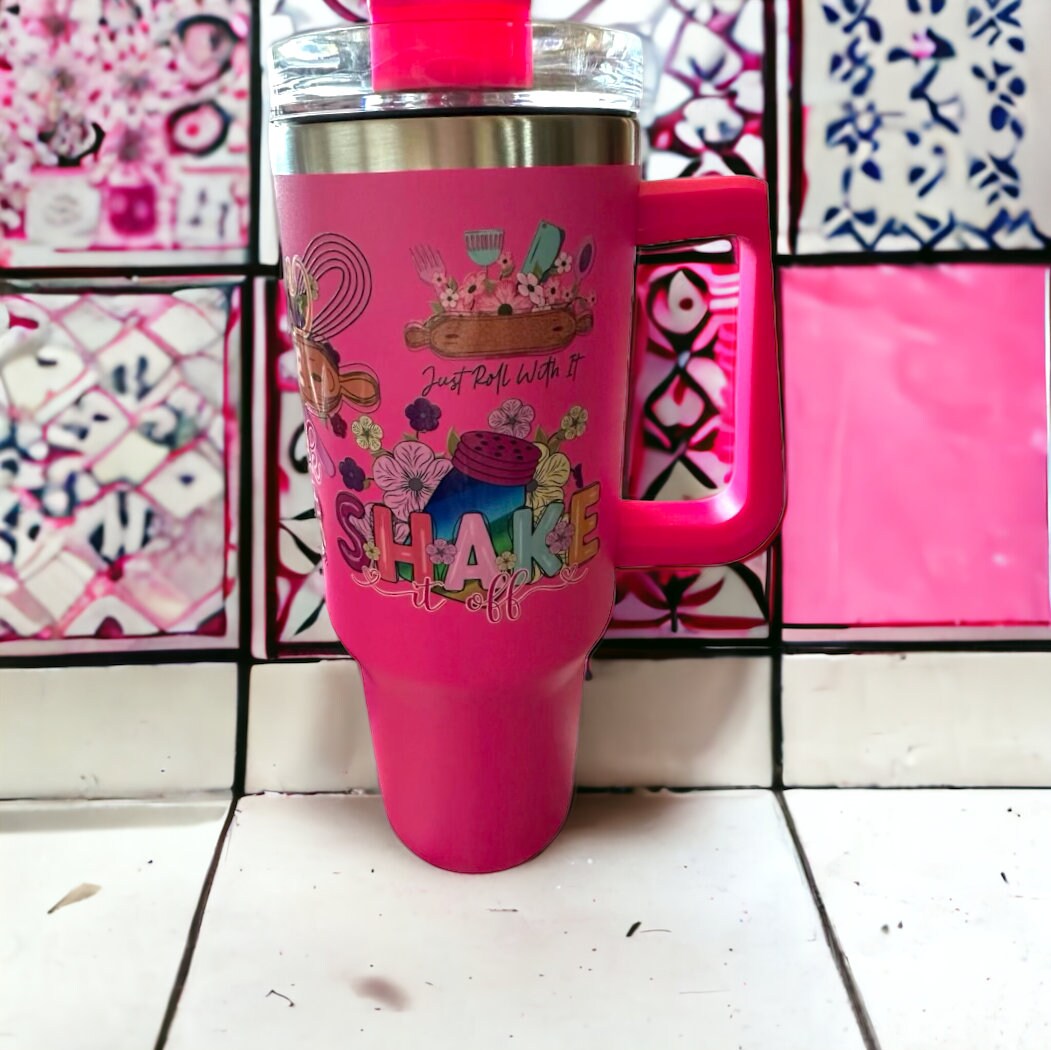 Baker 40 oz Tumbler baking fun- Drinking Cup-pastry chef