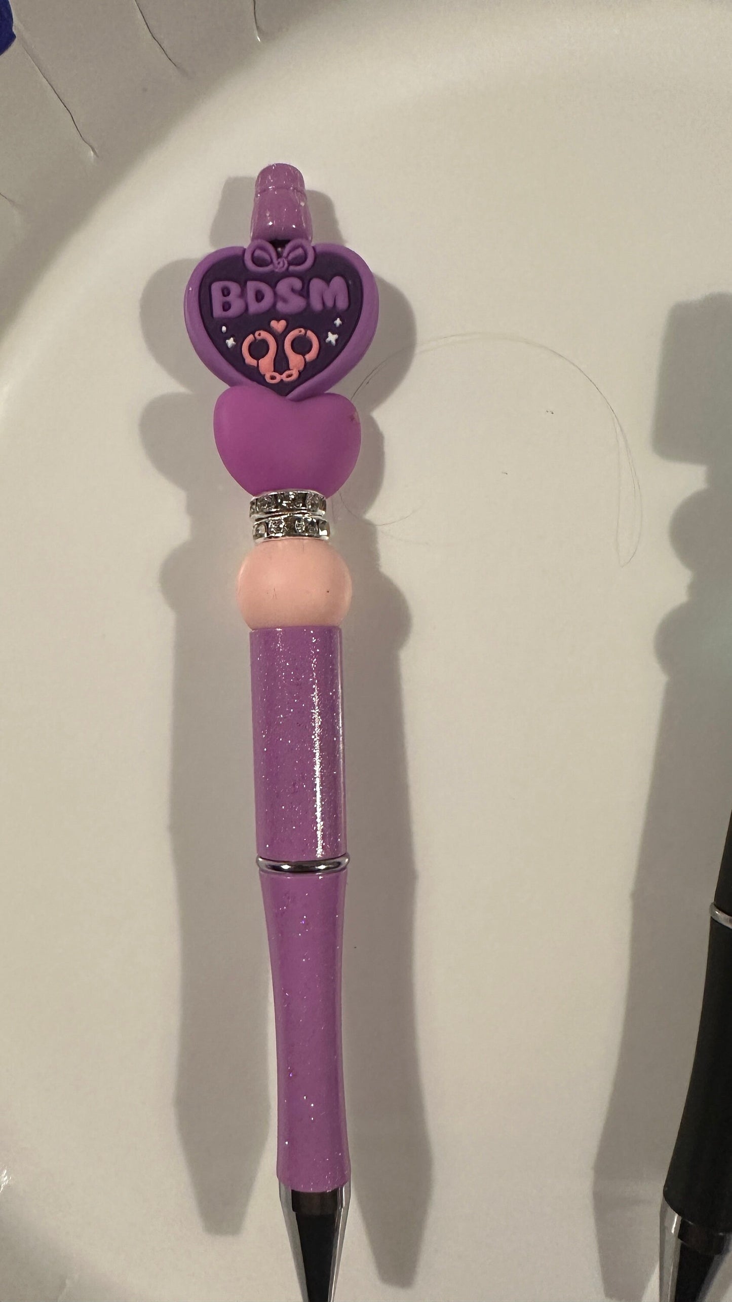 BDSM Beaded Pen, Handcuff Pen, Journal pens, funny pens