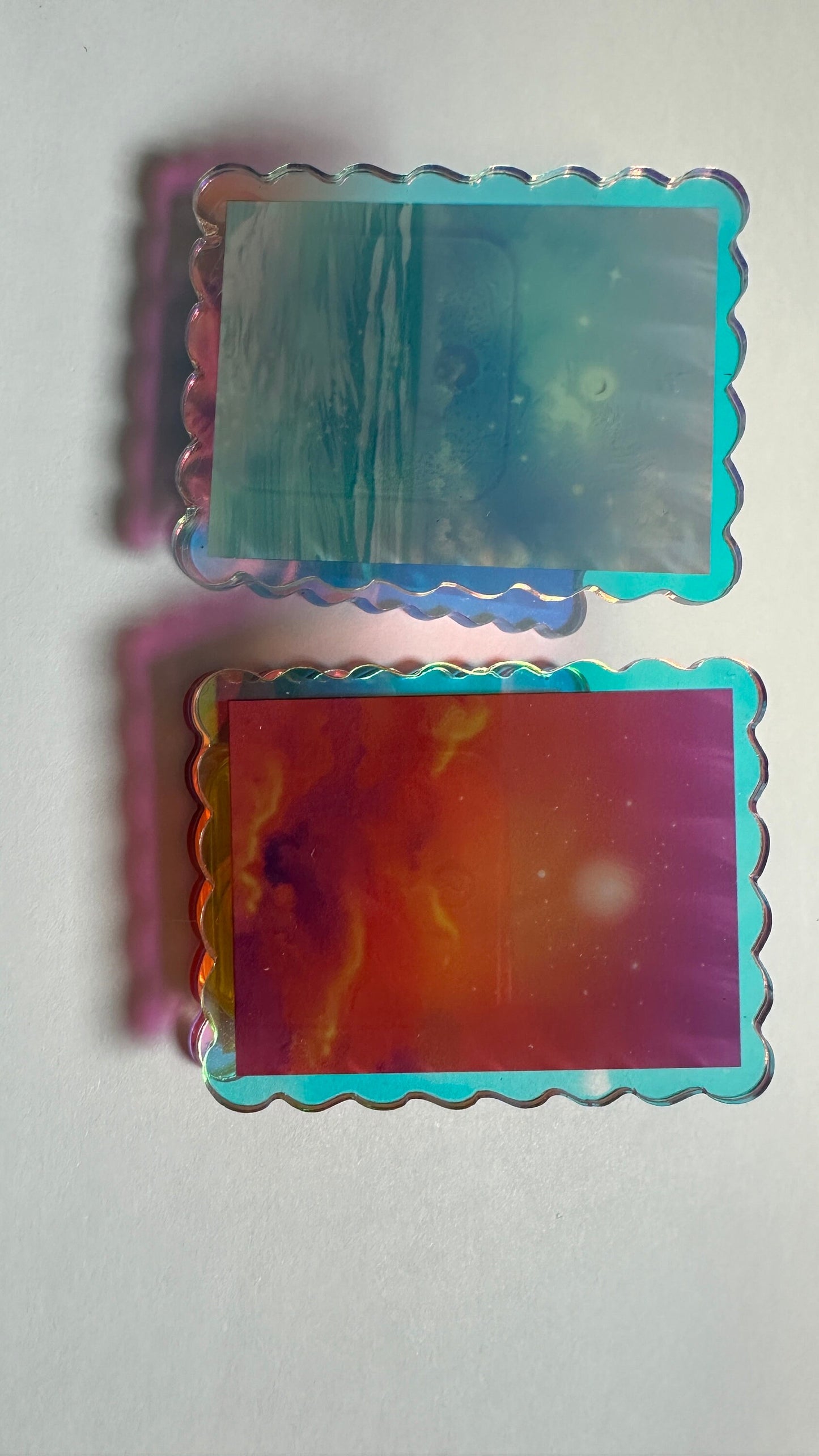 Beautiful Landscape Acrylic Paper Clip | Journal Scrapbook Planner Stationary Gifts