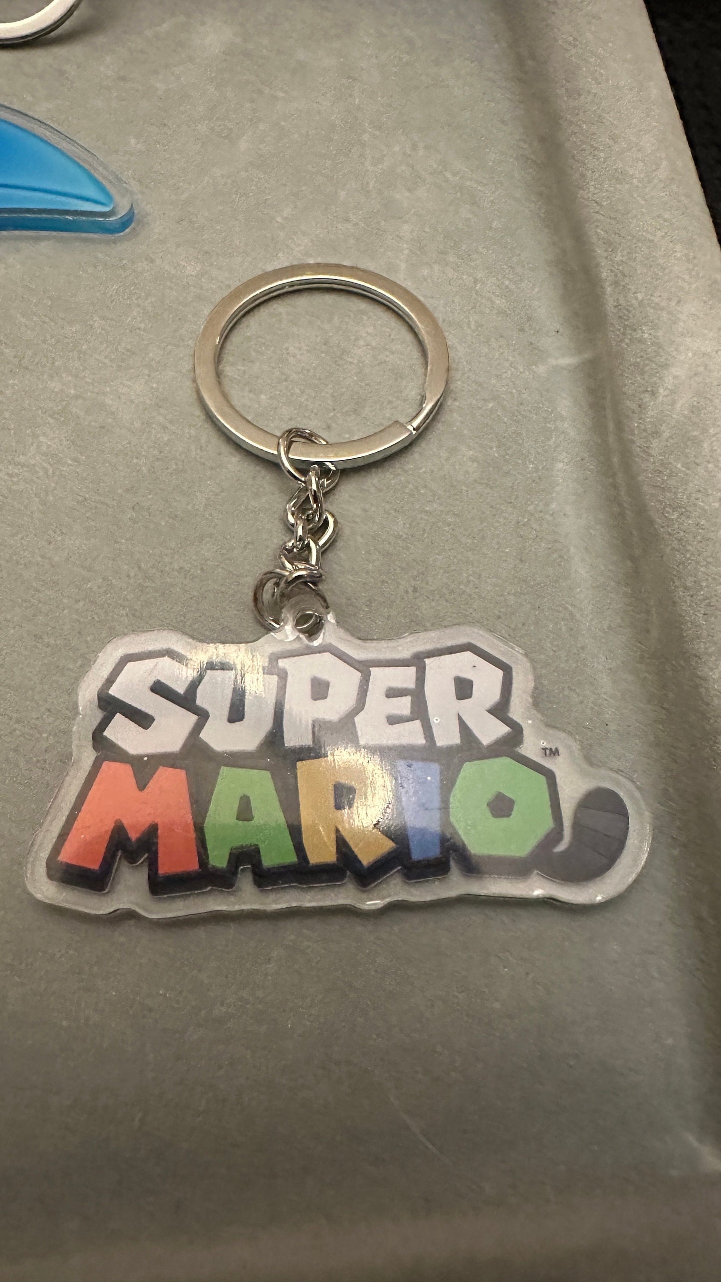 Fun Mario keychains. Hang on a backpack or bag or on your keyring!