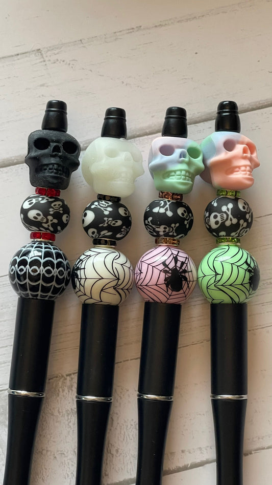 Halloween pens, skull head pens, fun Halloween gifts,