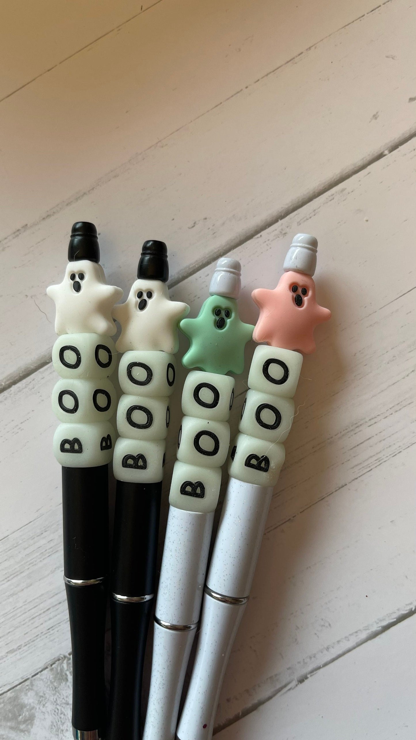 Glow in the dark Ghost BOO pen, funny pens, journal pens