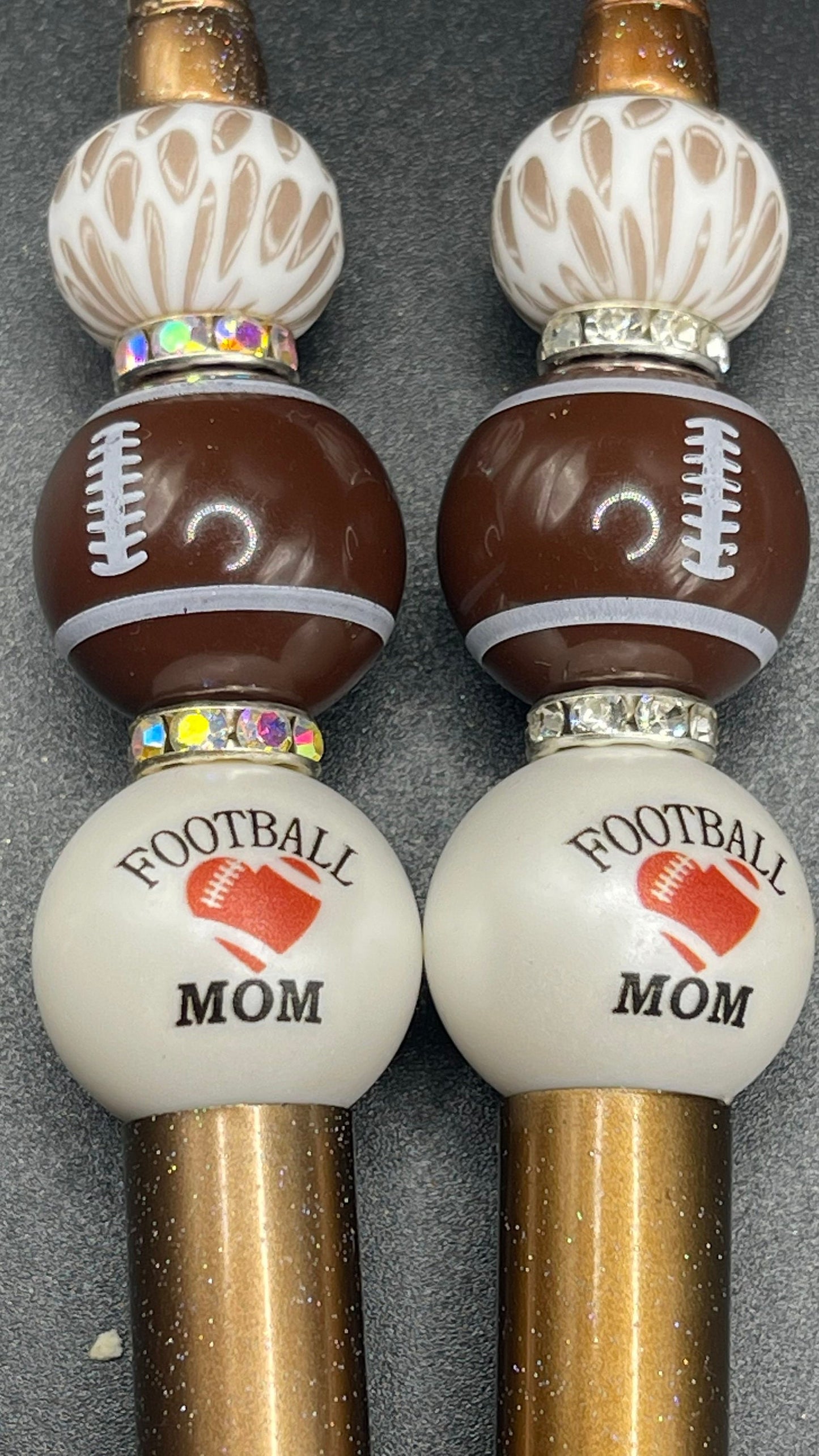 Football mom beaded pen