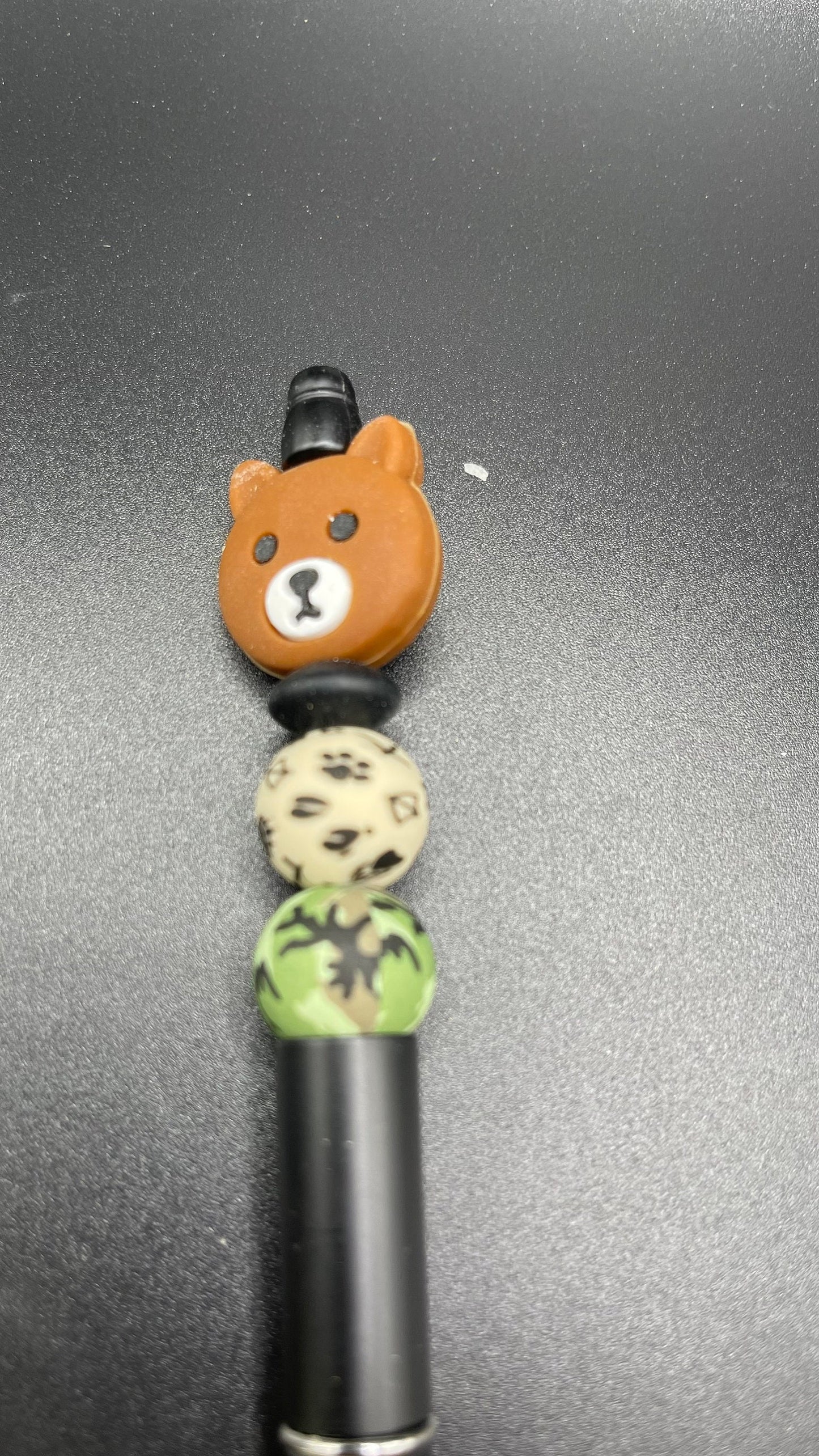 Deer hunting or bear hunting beaded pen, funny pens, journal pens