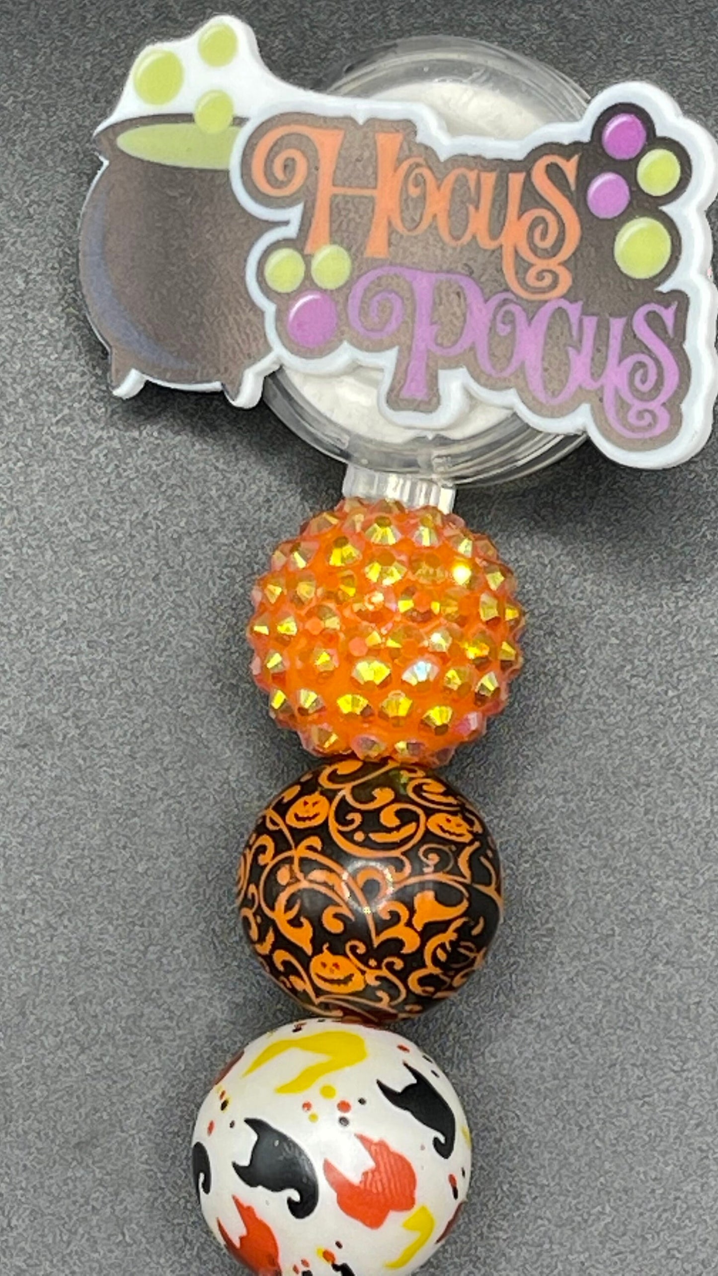 Hocus Pocus witches, Halloween retractable badge reel