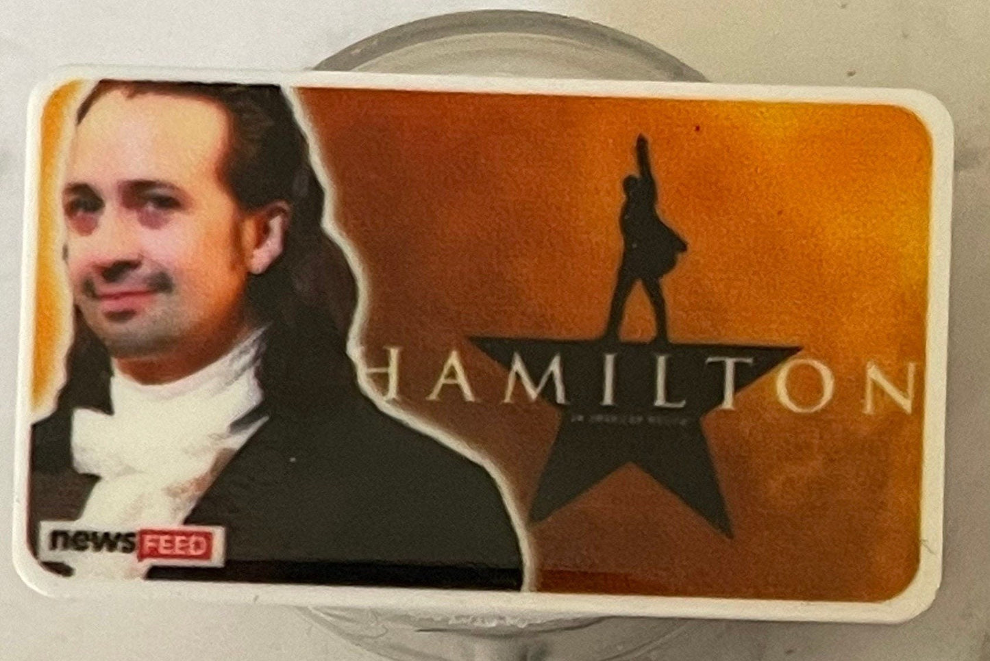 Alexander Hamilton badge reel. Nurses, teachers, anyone who wears a badge!