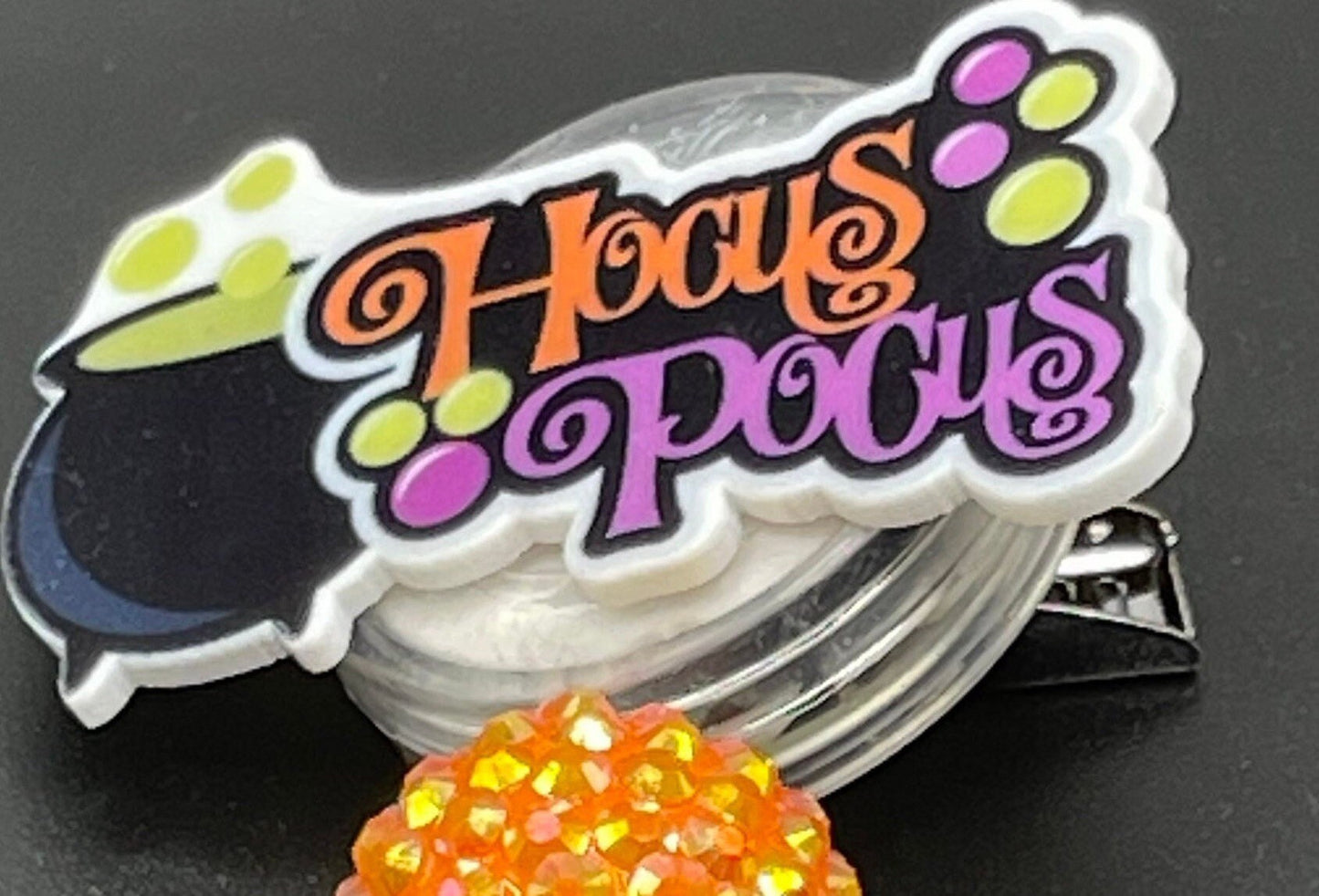 Hocus Pocus witches, Halloween retractable badge reel