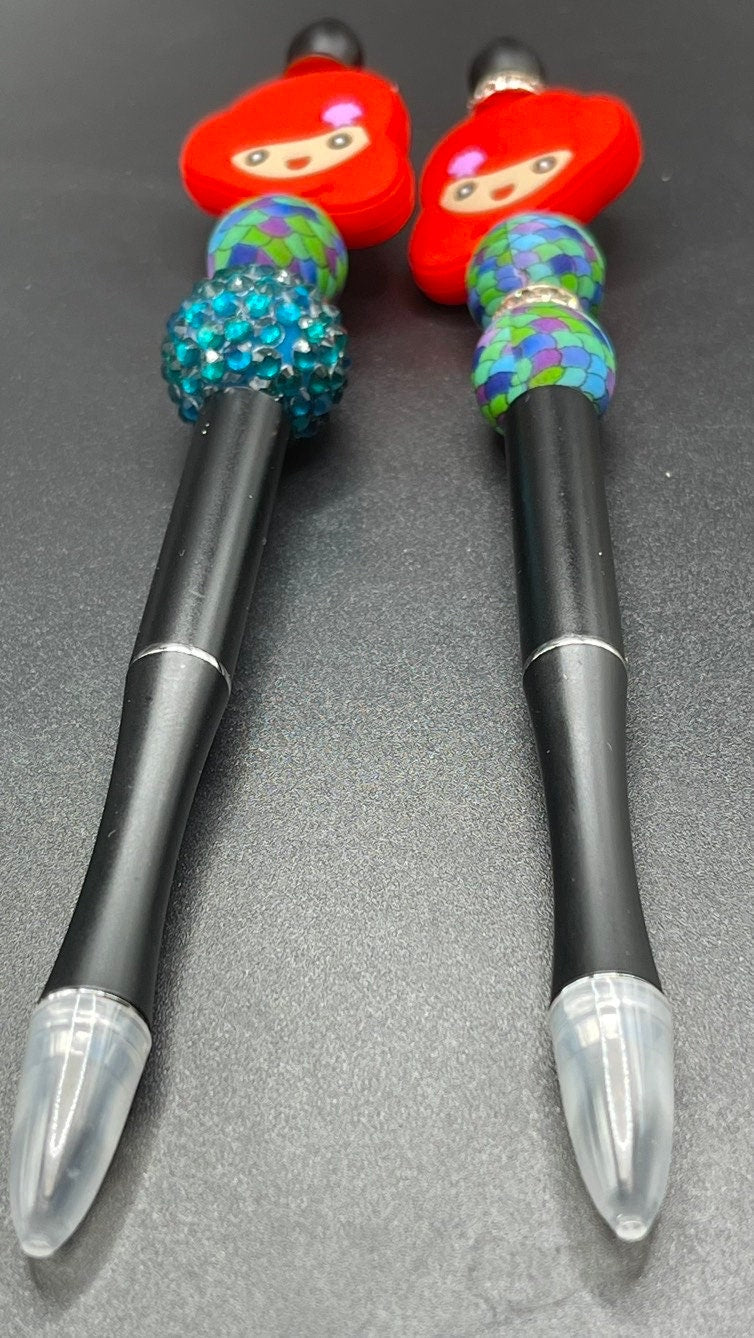 Princess mermaid beaded pen!