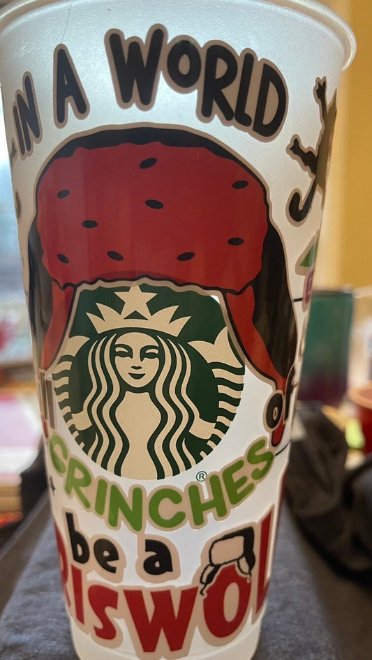 World of grinches be a Griswold , Starbucks cold cup. , stocking stuffer, secret Santa