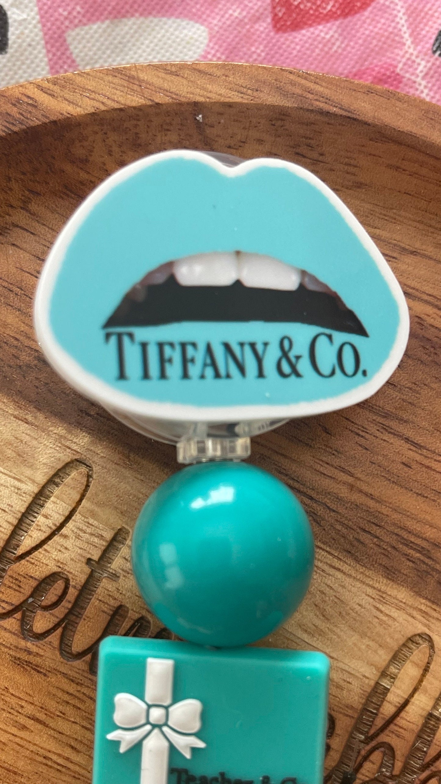 Teacher & co, Tiffany, Badge Clip,Retractable Badge,Badge Holder,teacher Badge Holder,ID holder,Badge Reel,Teacher,