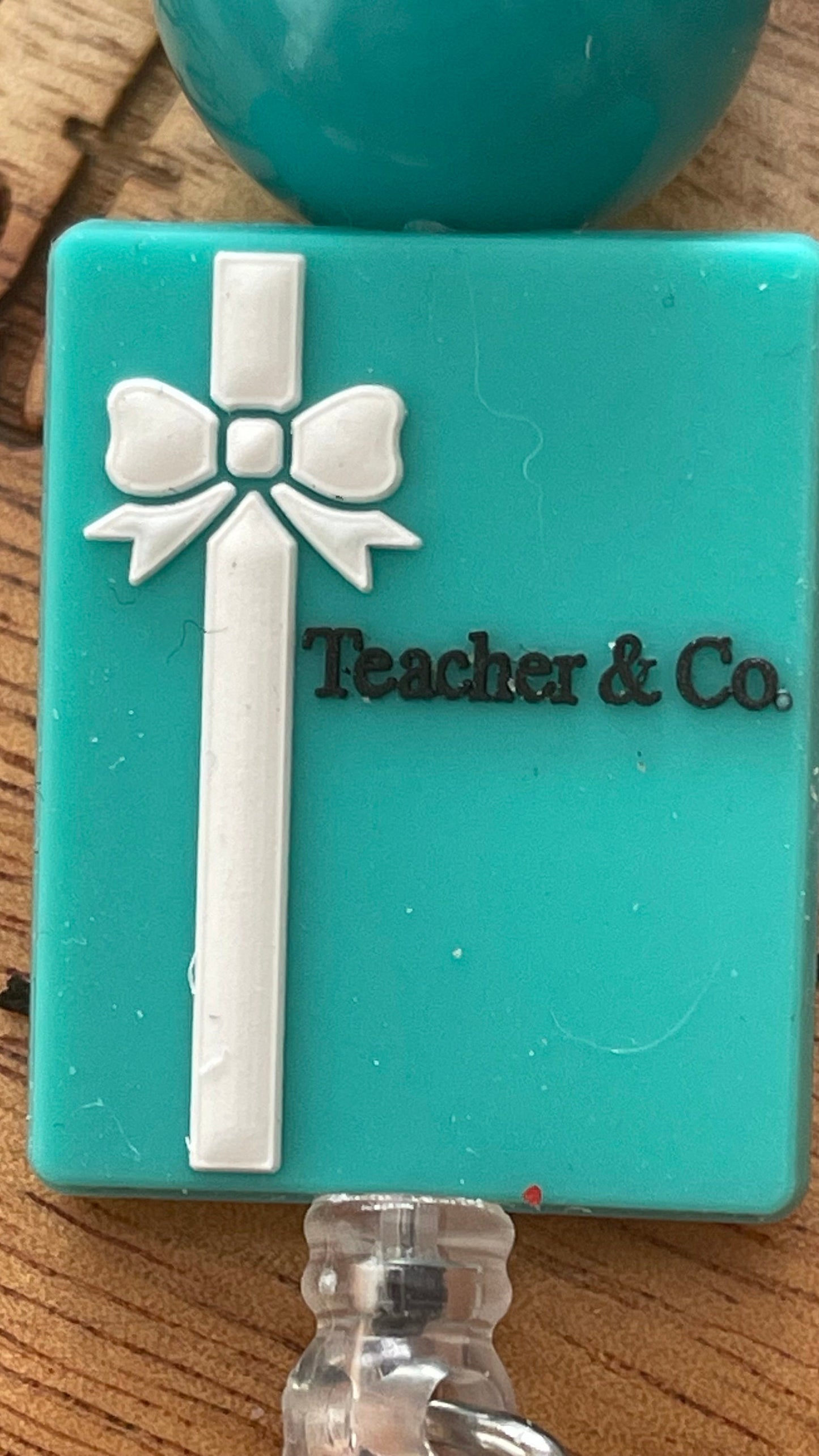 Teacher & co, Tiffany, Badge Clip,Retractable Badge,Badge Holder,teacher Badge Holder,ID holder,Badge Reel,Teacher,