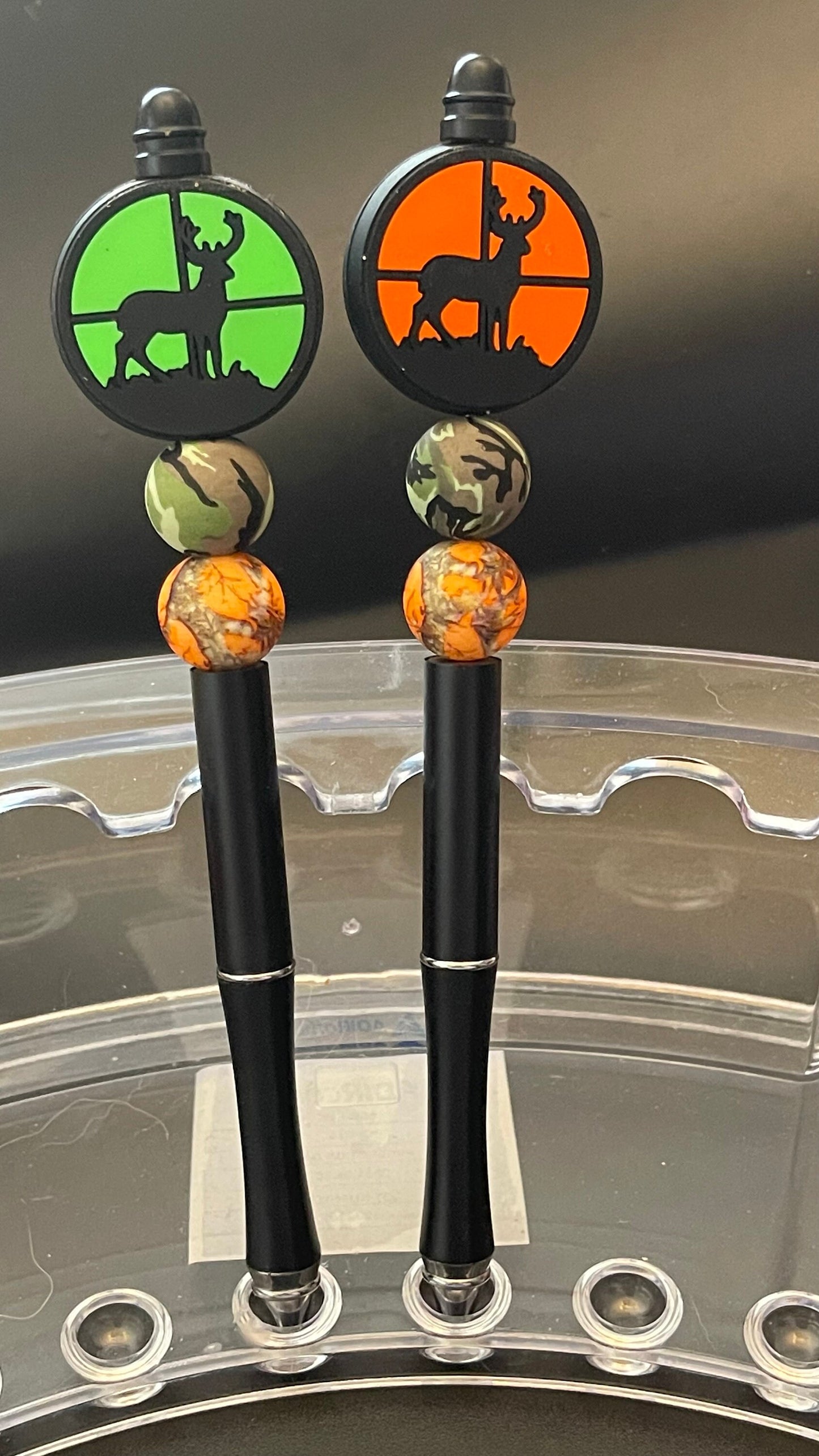 Deer Hunter silicone bead pen. Graduation Gift - Hunter Gift - Birthday gift