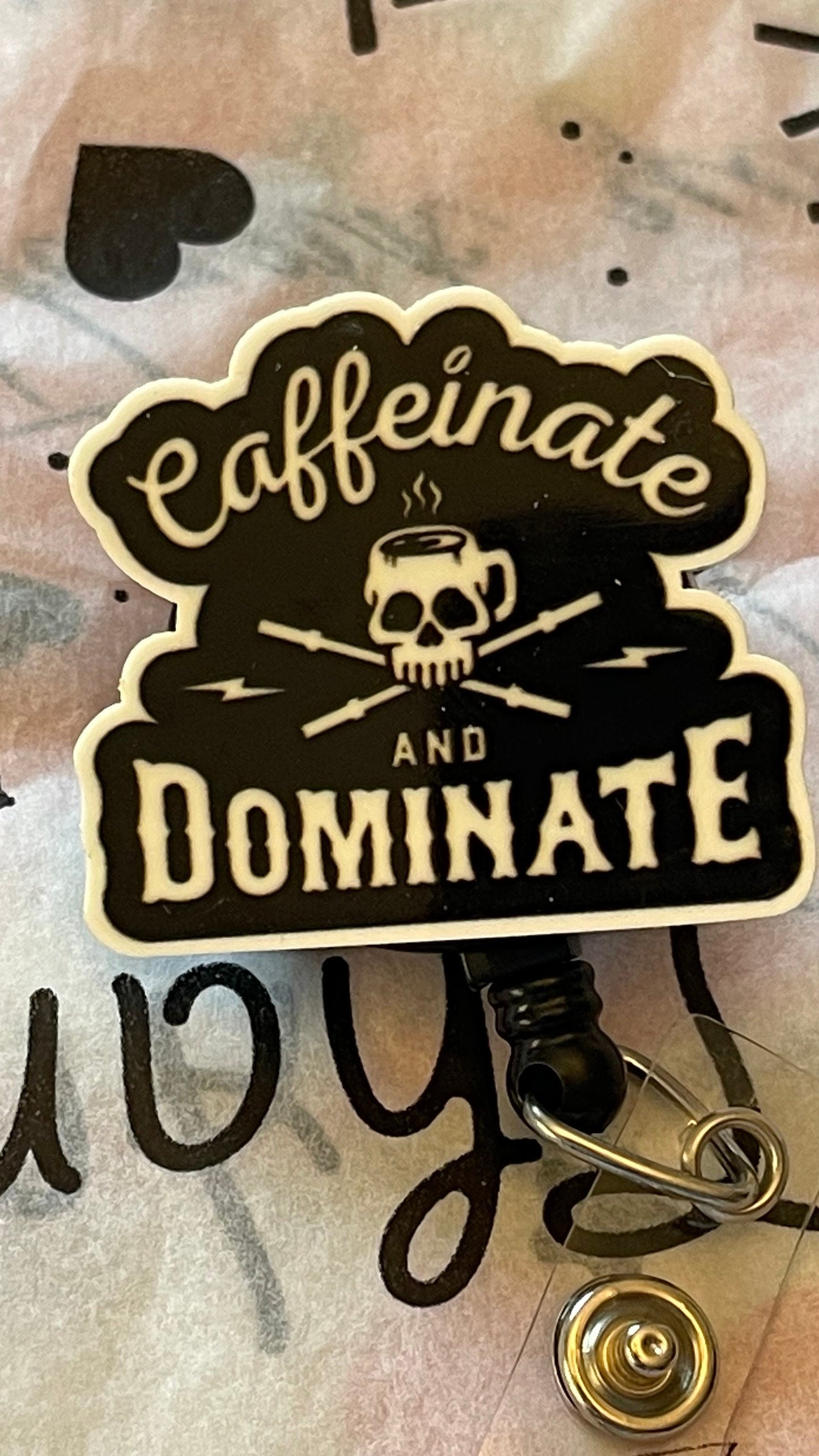 Caffeinate and Dominate badge reel,