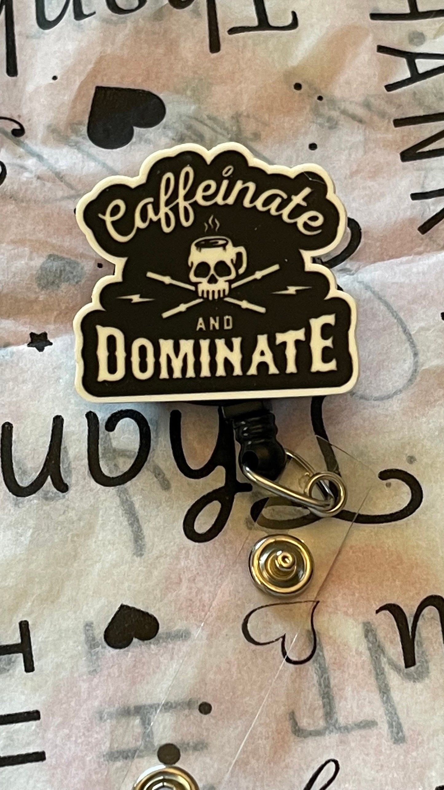 Caffeinate and Dominate badge reel,