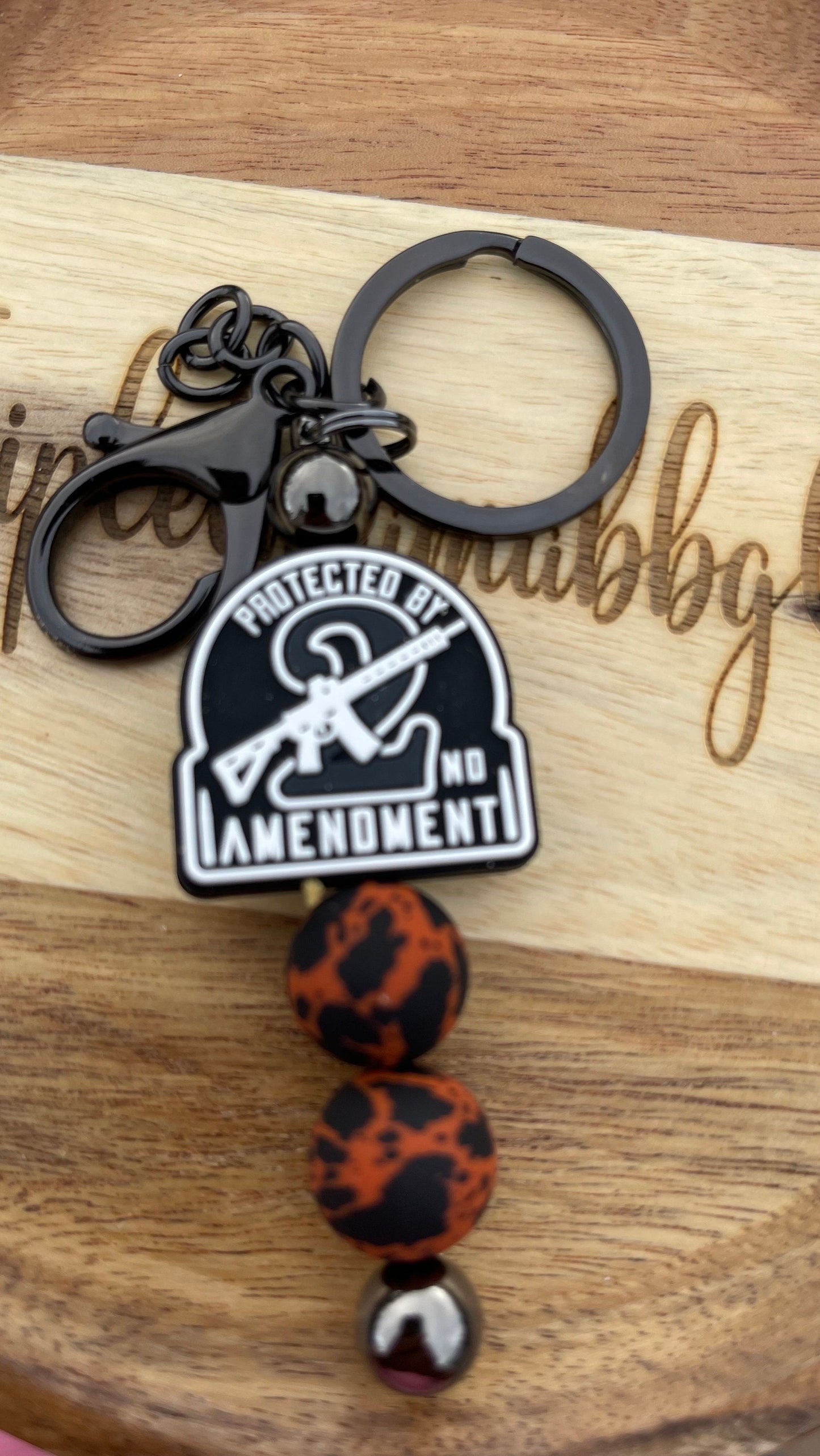 2nd Amendment keychain - Son Gift For  - Gift for Him -Gift for dad _ Dad gift