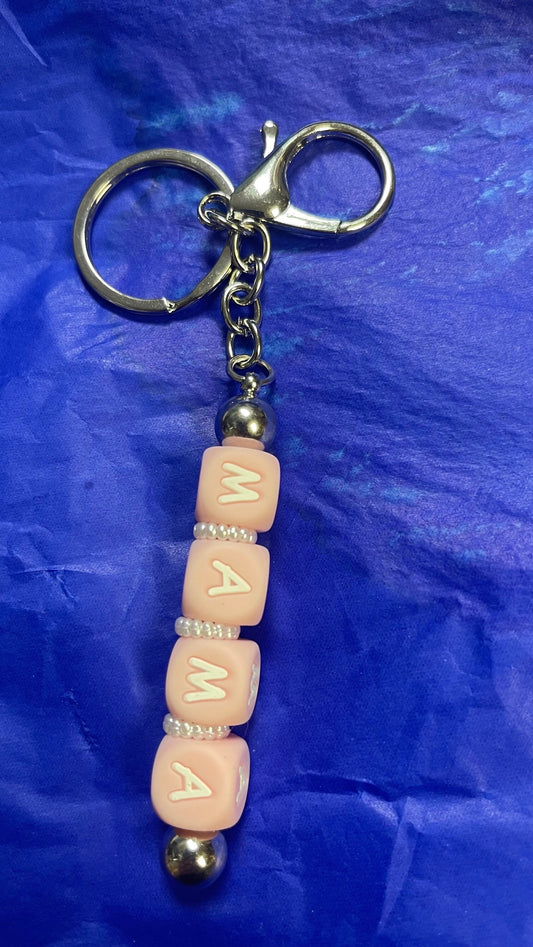 Gorgeous Pink Mama keychain - Gift for Mom