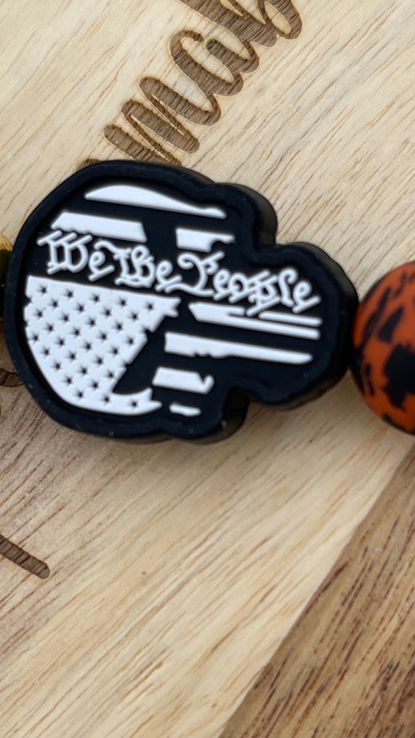 We the people Skull keychain - Son Gift For  - Gift for Him -Gift for dad _ Dad gift