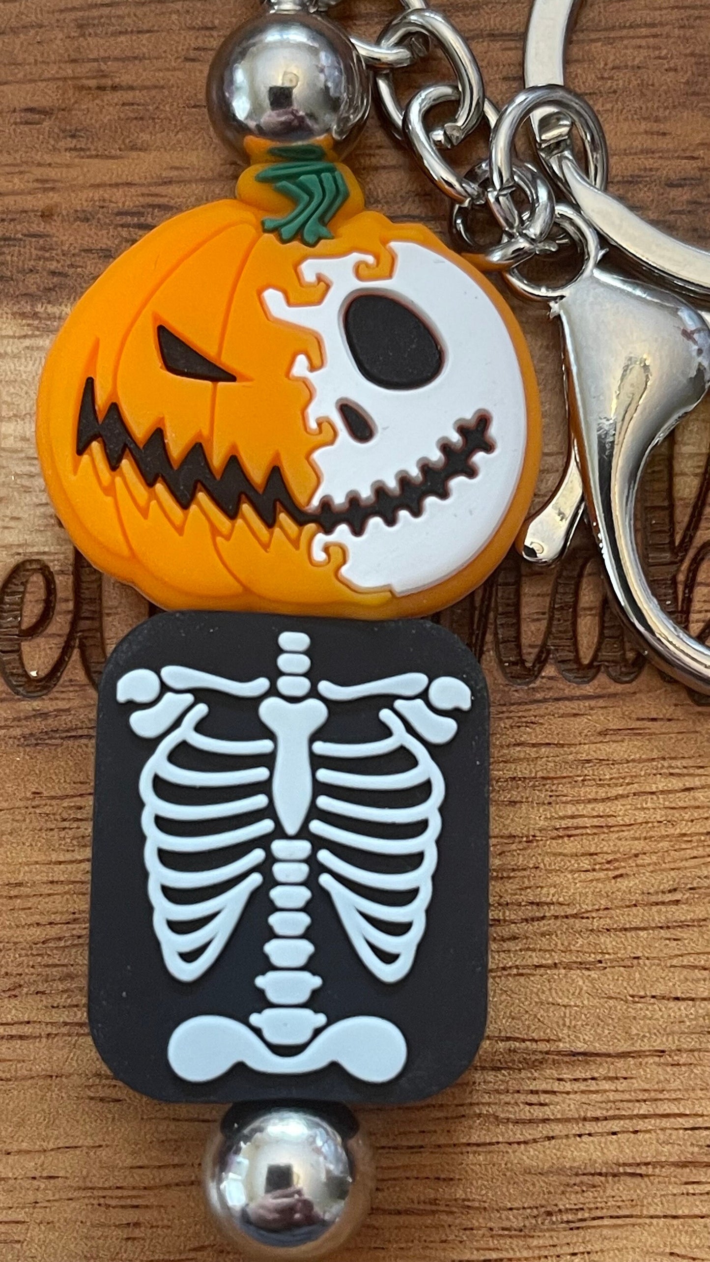 Jack Skellington - Momster Glow in the dark Skeleton Keychains - Gift for Her - Son Gift For  - Gift for Him - daughter gift