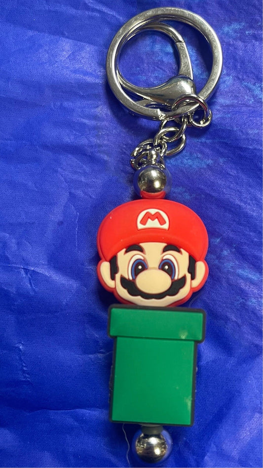 Mario pipe keychain - Awesome keychain for Mario fans - Backpack worthy!