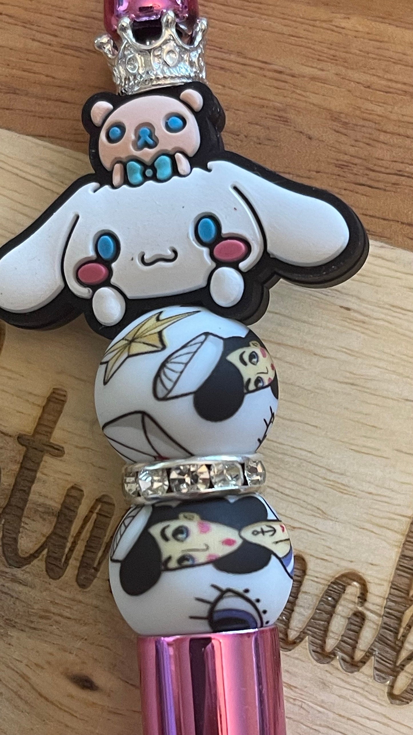 Cinnamoroll Cosplay beaded pen, journal pens.