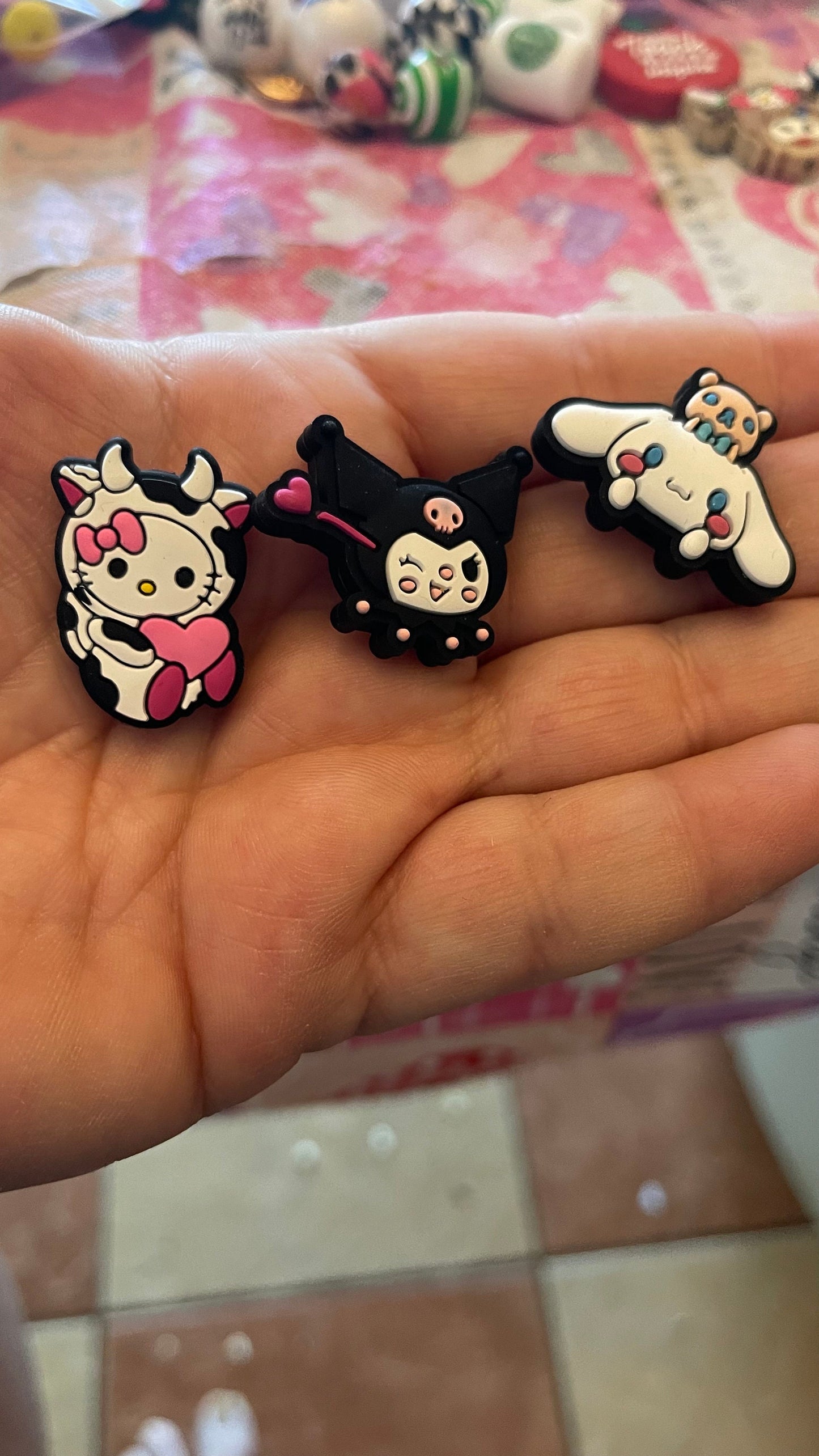 Hello kitty beads. Great for DIY crafts