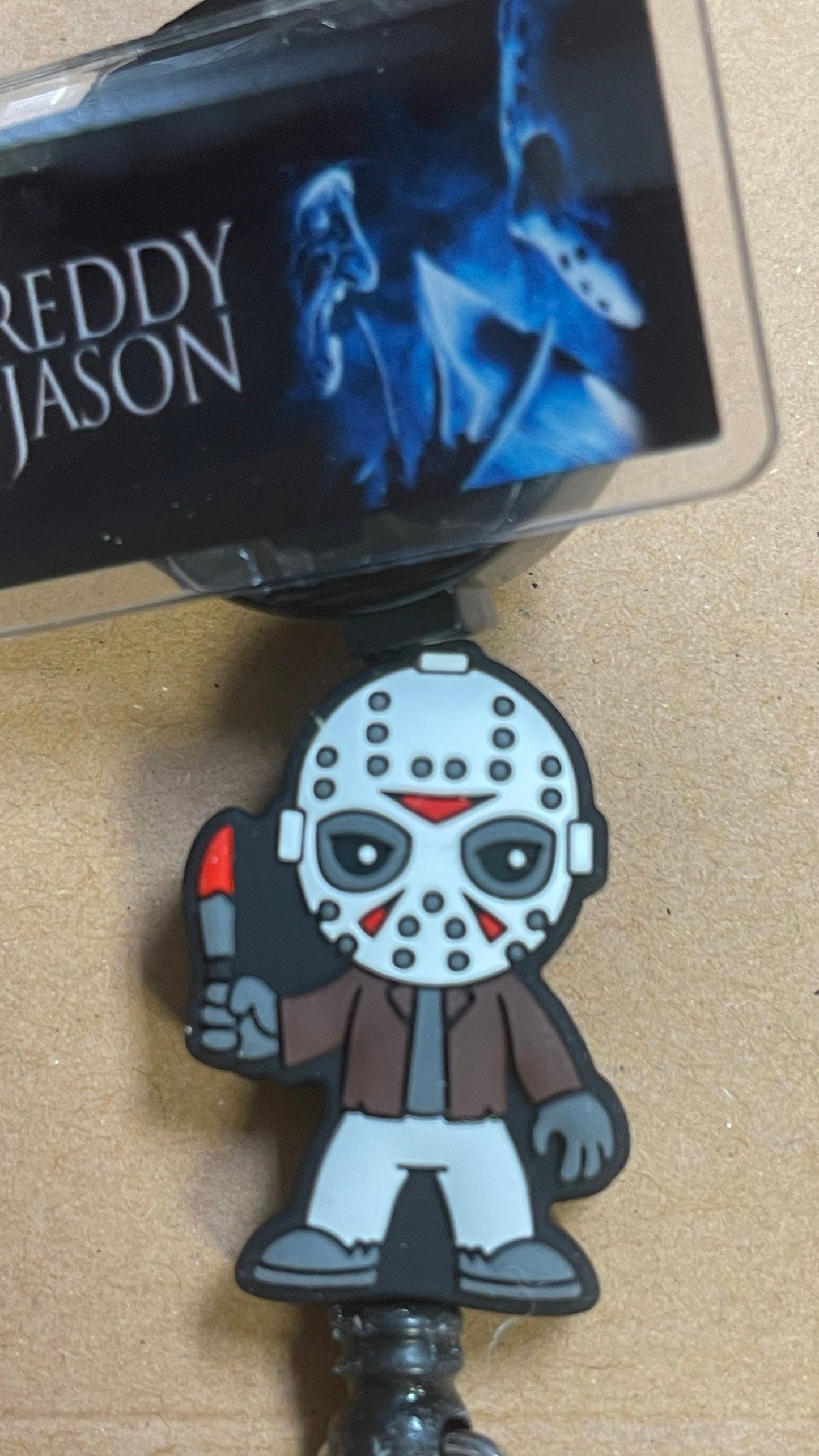 Freddy Vs Jason badge reel, Scary movies - Halloween Badge