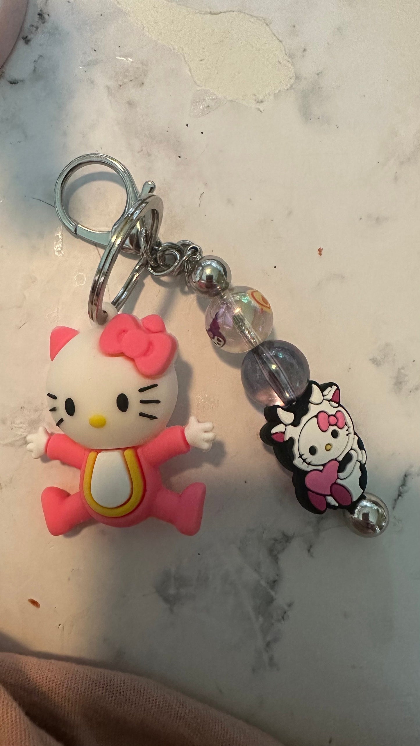 Kuromi and HK kawaii Keychain - Gift for girls - Gift for Mom