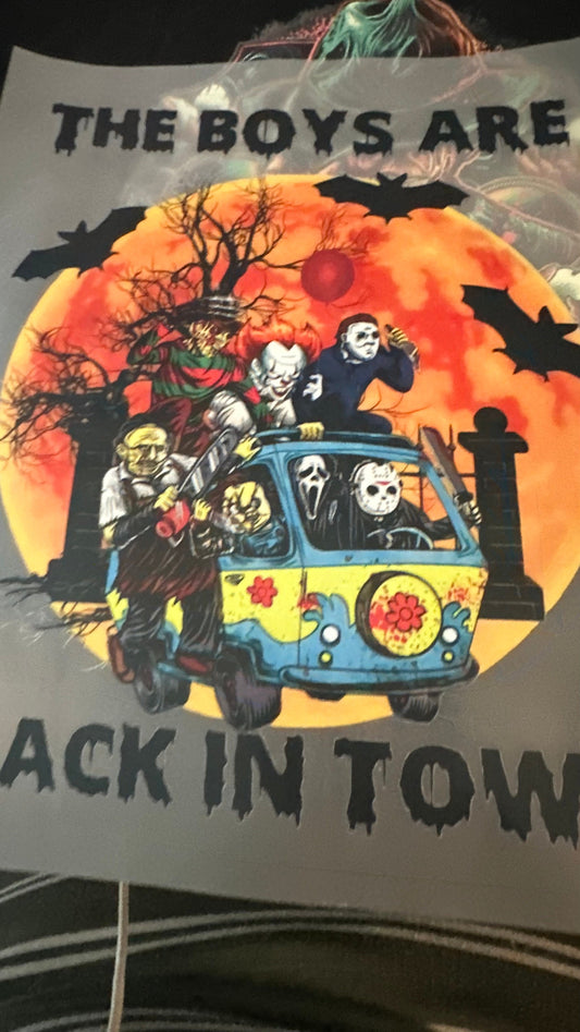 Horror boys are back in town shirt