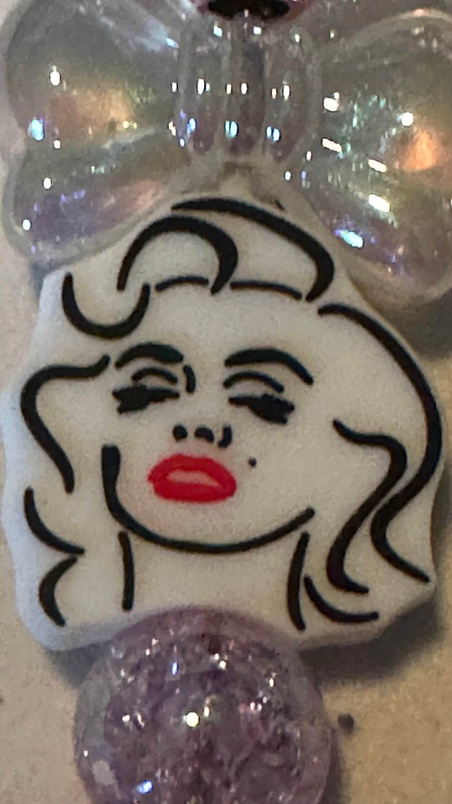 Marilyn Monroe beaded pen. Journal pens, Iconic Pens