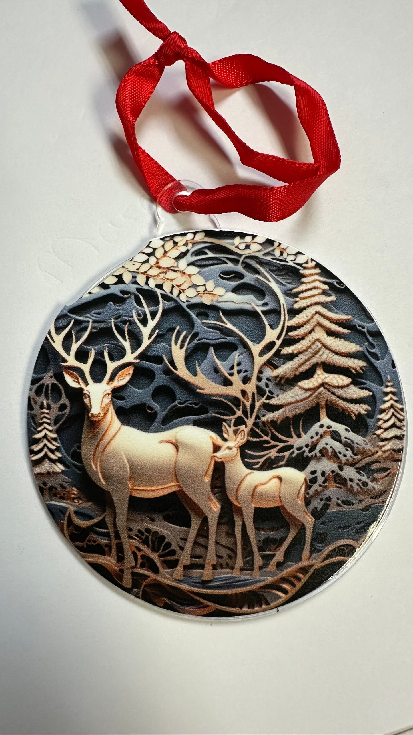 3D gorgeous Deer Christmas Ornament