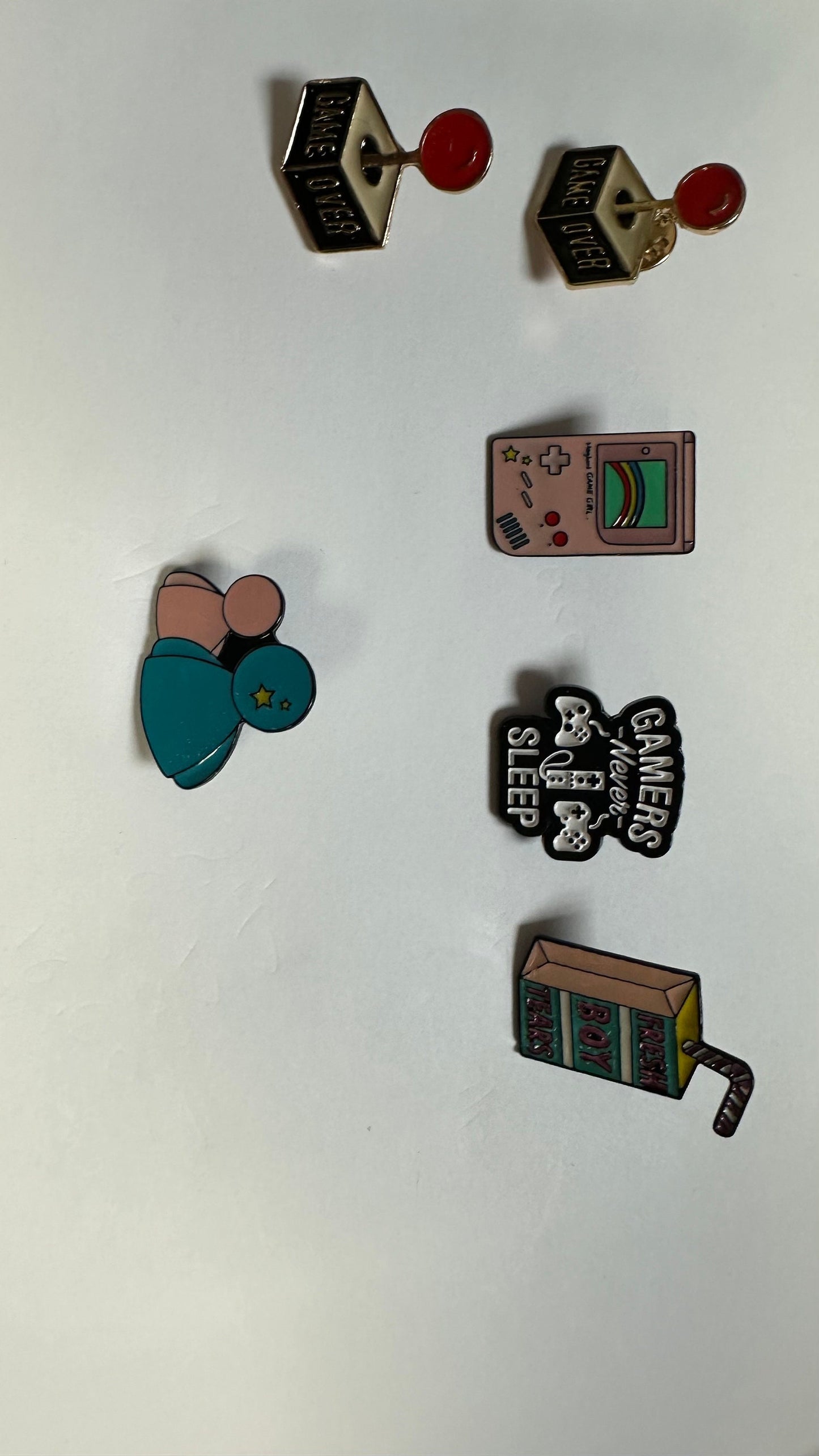 Nostalgic Gamer Retro Pins,