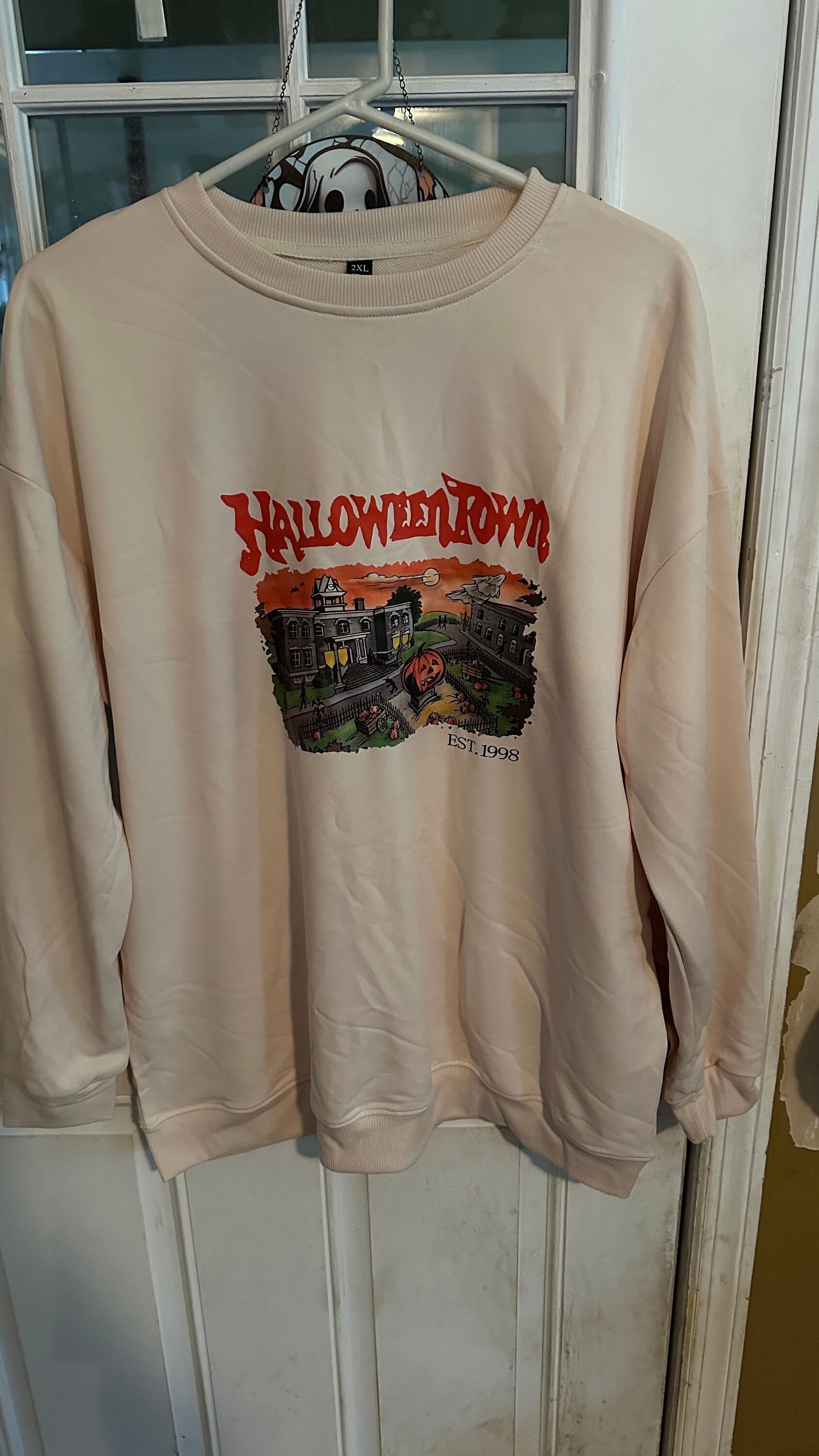 Halloweentown Est 1998 Hoodie Halloween Town Crewneck Retro Halloween Sweater Halloweentown University Hoodie Halloween Fall Sweatshirt