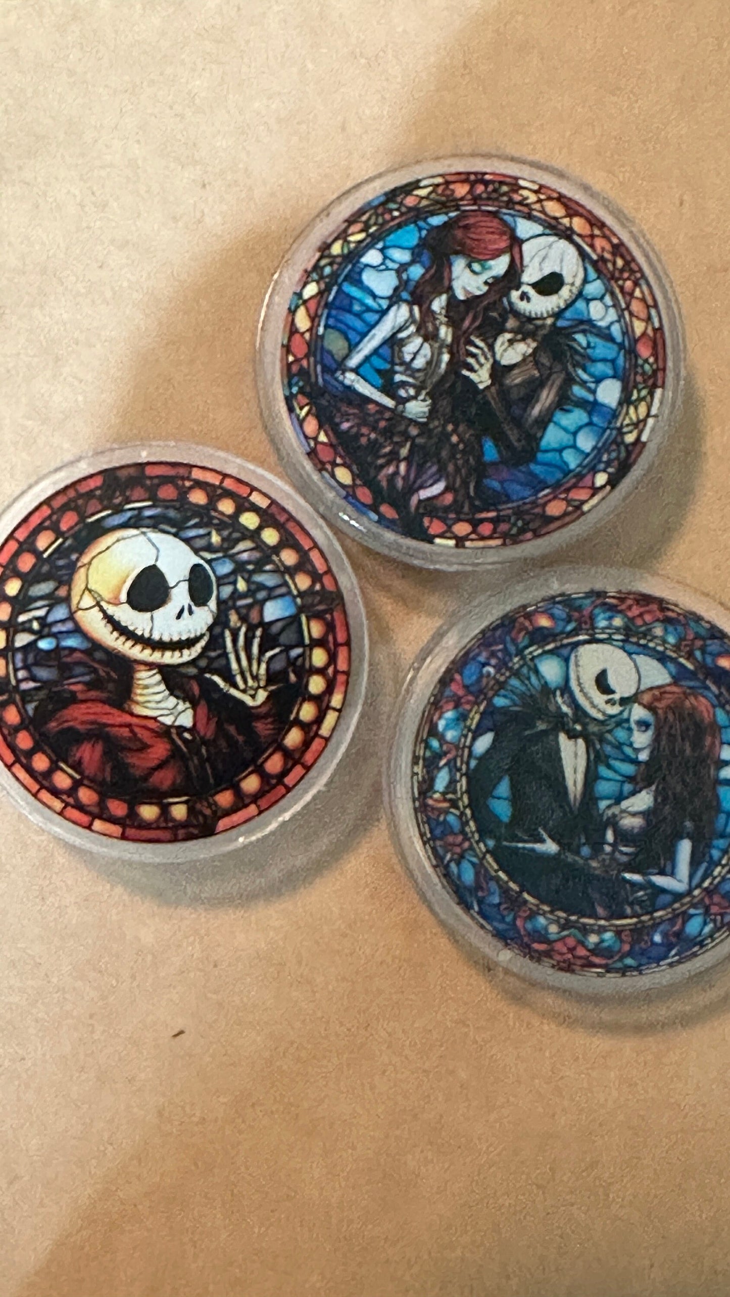 Jack and Sally | Skellington | Nightmare | Phone Grips | Spooky | Halloween | Oogie Boogie