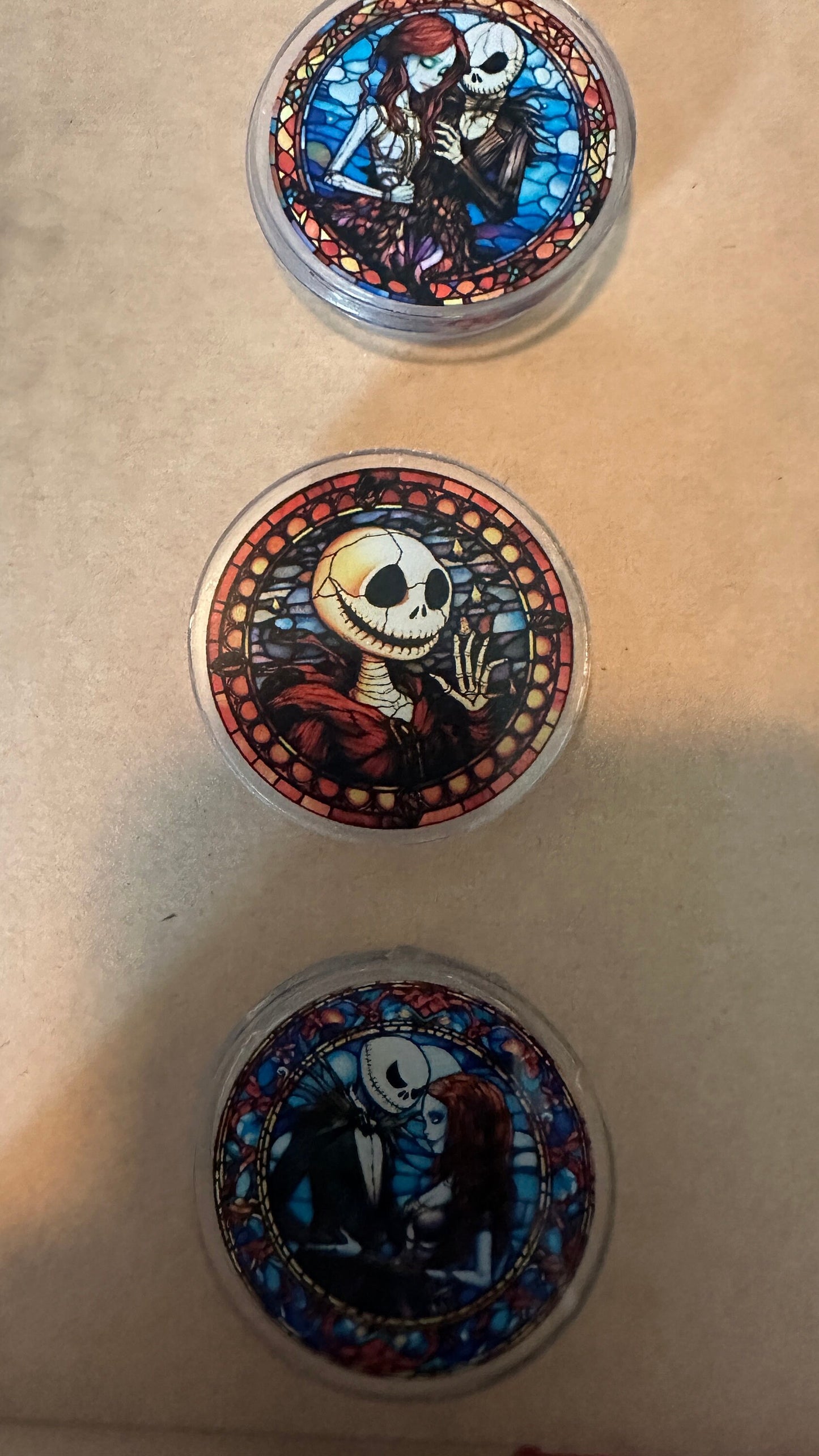 Jack and Sally | Skellington | Nightmare | Phone Grips | Spooky | Halloween | Oogie Boogie