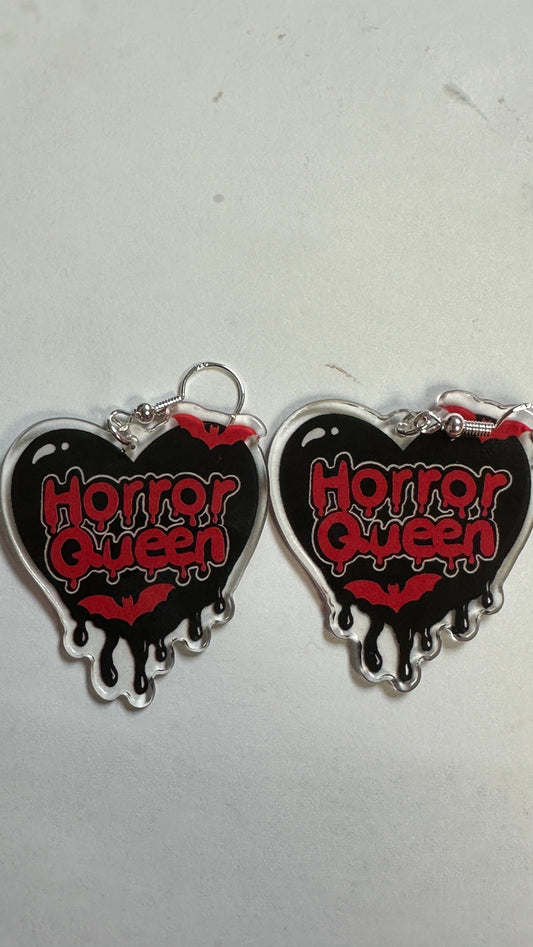 Horror Queen and more Halloween Dangle Earrings!  Ghost face, Ouija and more