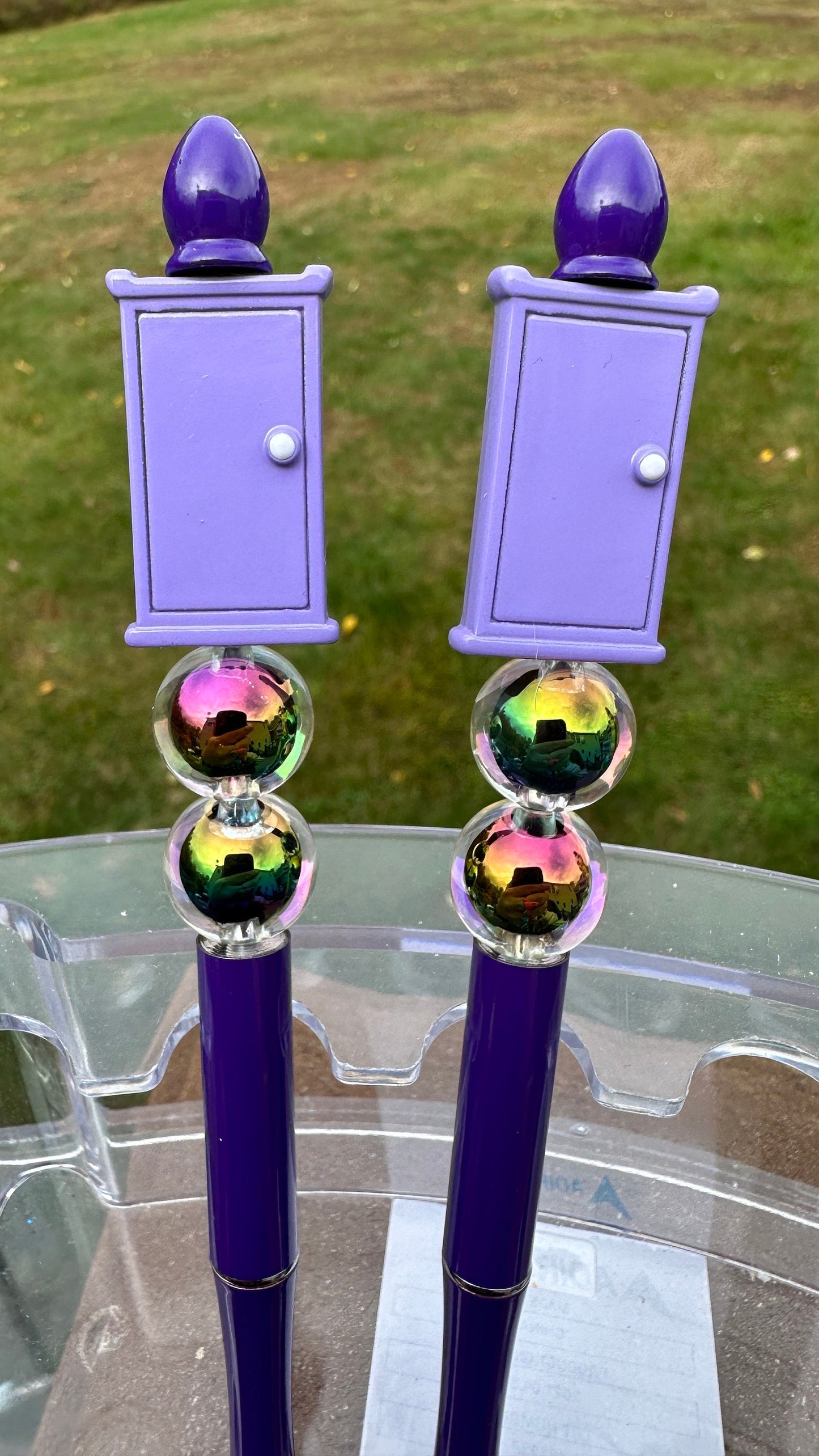 Friends door frame, chair and door beaded pens, gift, cute pens, journal pens.