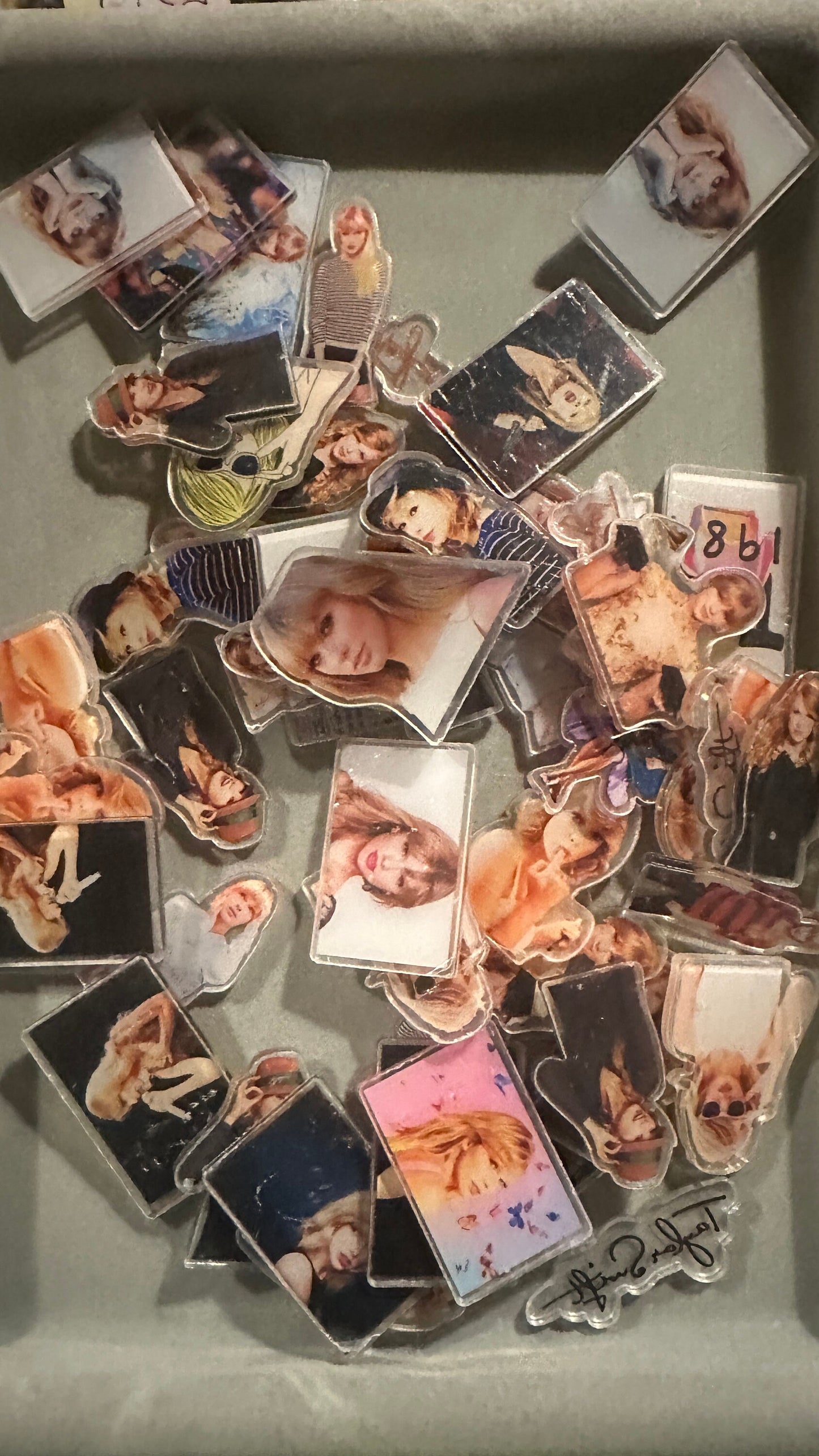 Swift Acrylic Charms, two sided image, Use for many DIY projects!