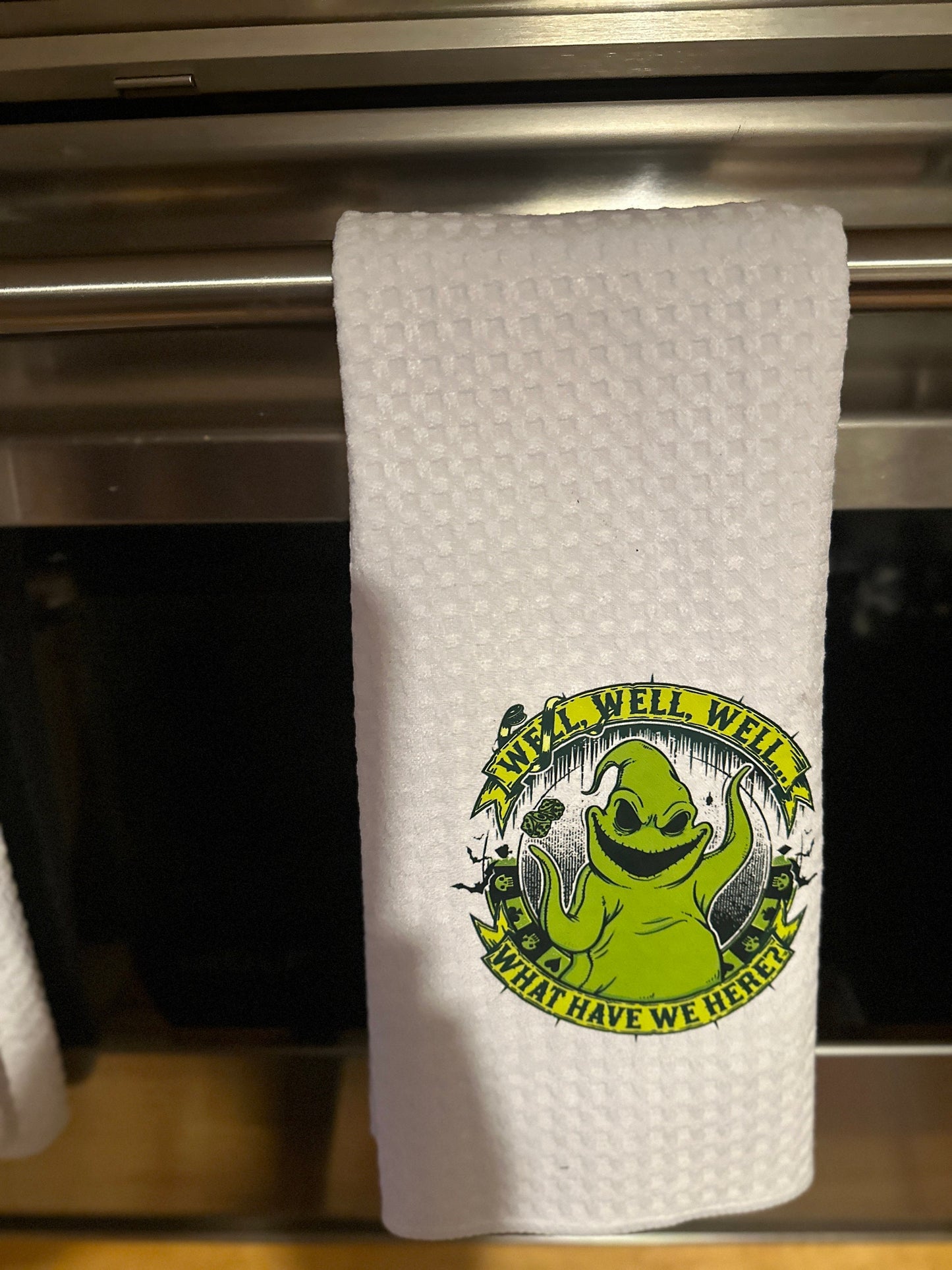 Oogie Boogie Funny Dish Towels for Hostess - Bar Towels - Gift Set - Funny Kitchen Decor - Funny Housewarming Gift